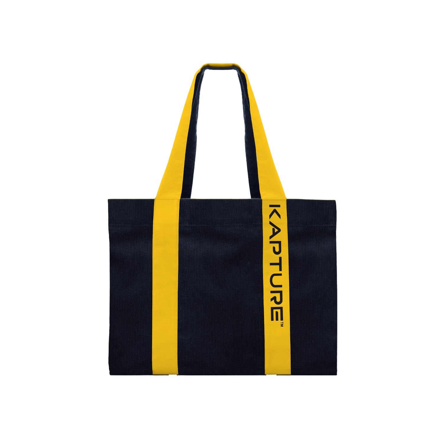 Women’s Yellow / Orange / Blue Kix Tote Bag - Navy/Yellow One Size Kapture