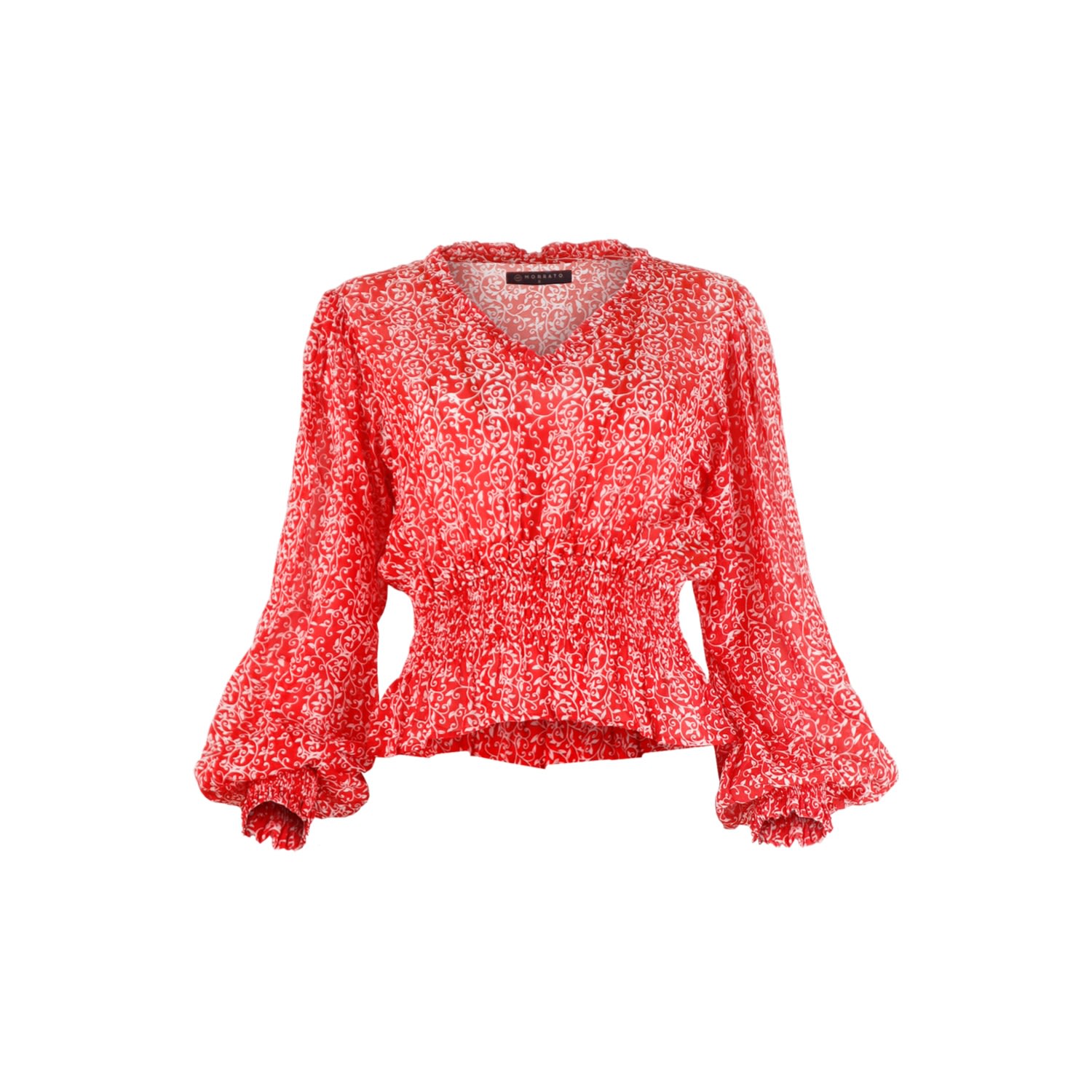 Morrato Bali Women's Hayah Top Geneva Red In Red