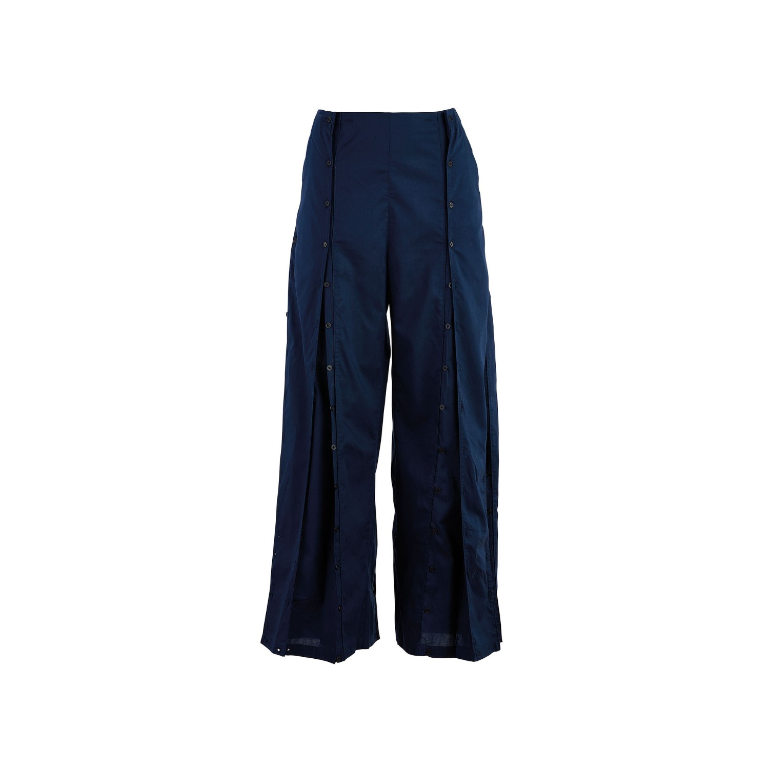 Women’s Blue / Brown Lazim - Sharara Trousers - Midnight Blue S/M MÄ“ru