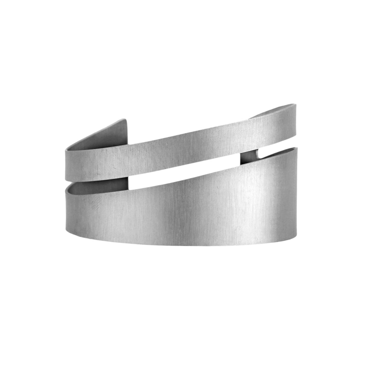 Hota Hota Jewellery Women's Silver Flow Bracelet – Matte