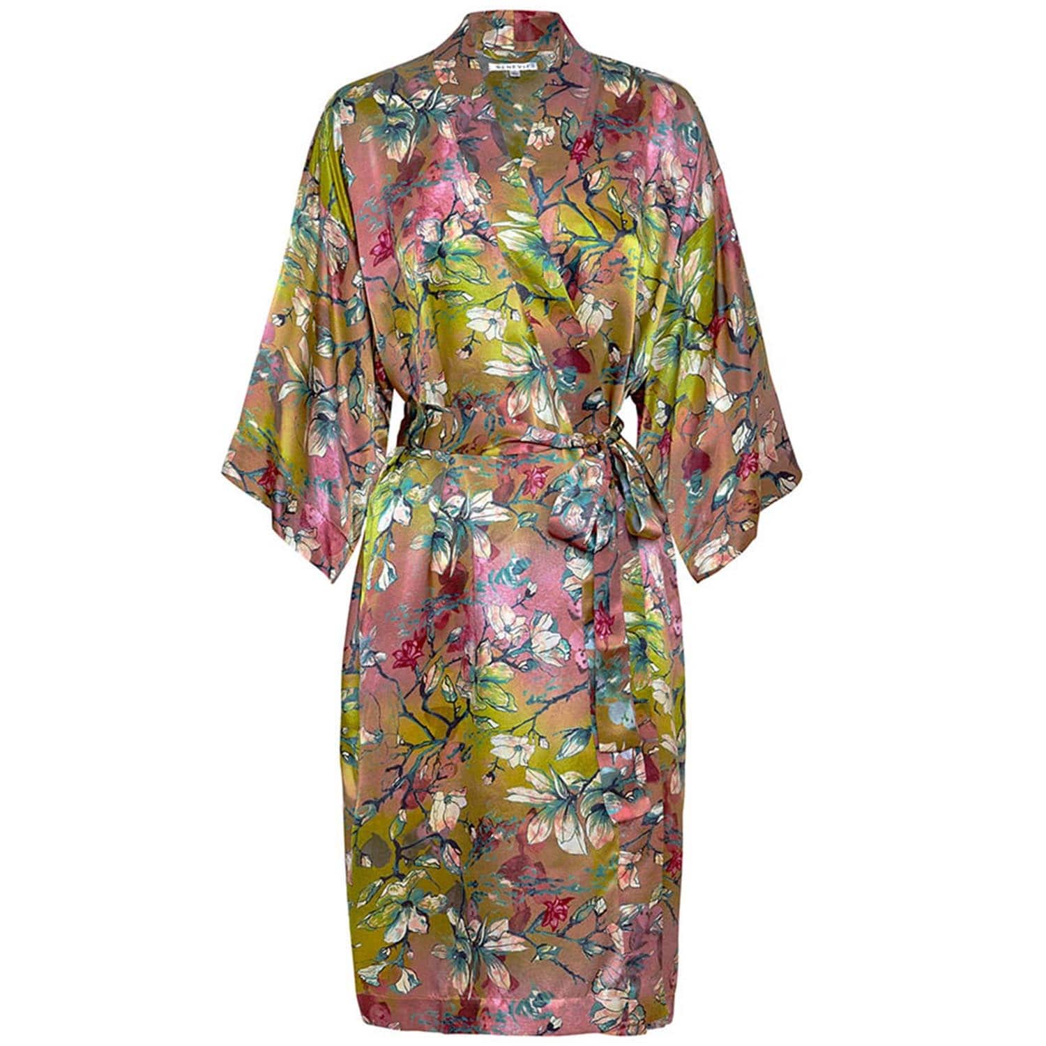 silk kimono dressing gown