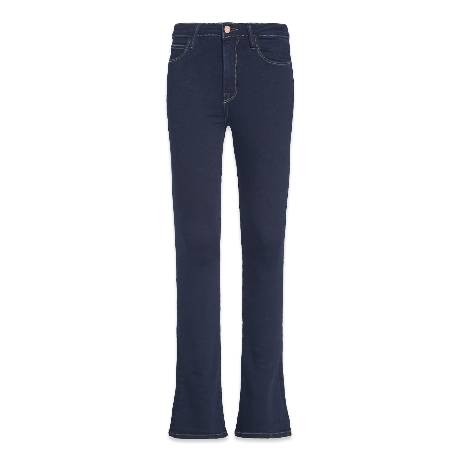 Noend Denim Blue Cora Mid Rise Skinny Boot Jeans In Baikal In Blue