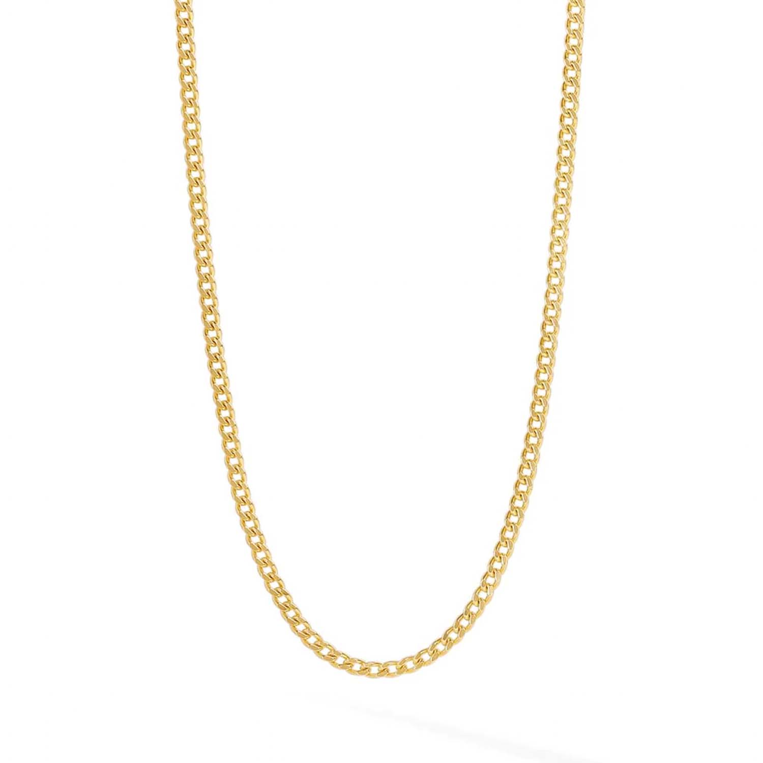 Women’s Gold 2 Mm Cuban Chain Necklace 770 Fine Jewelry