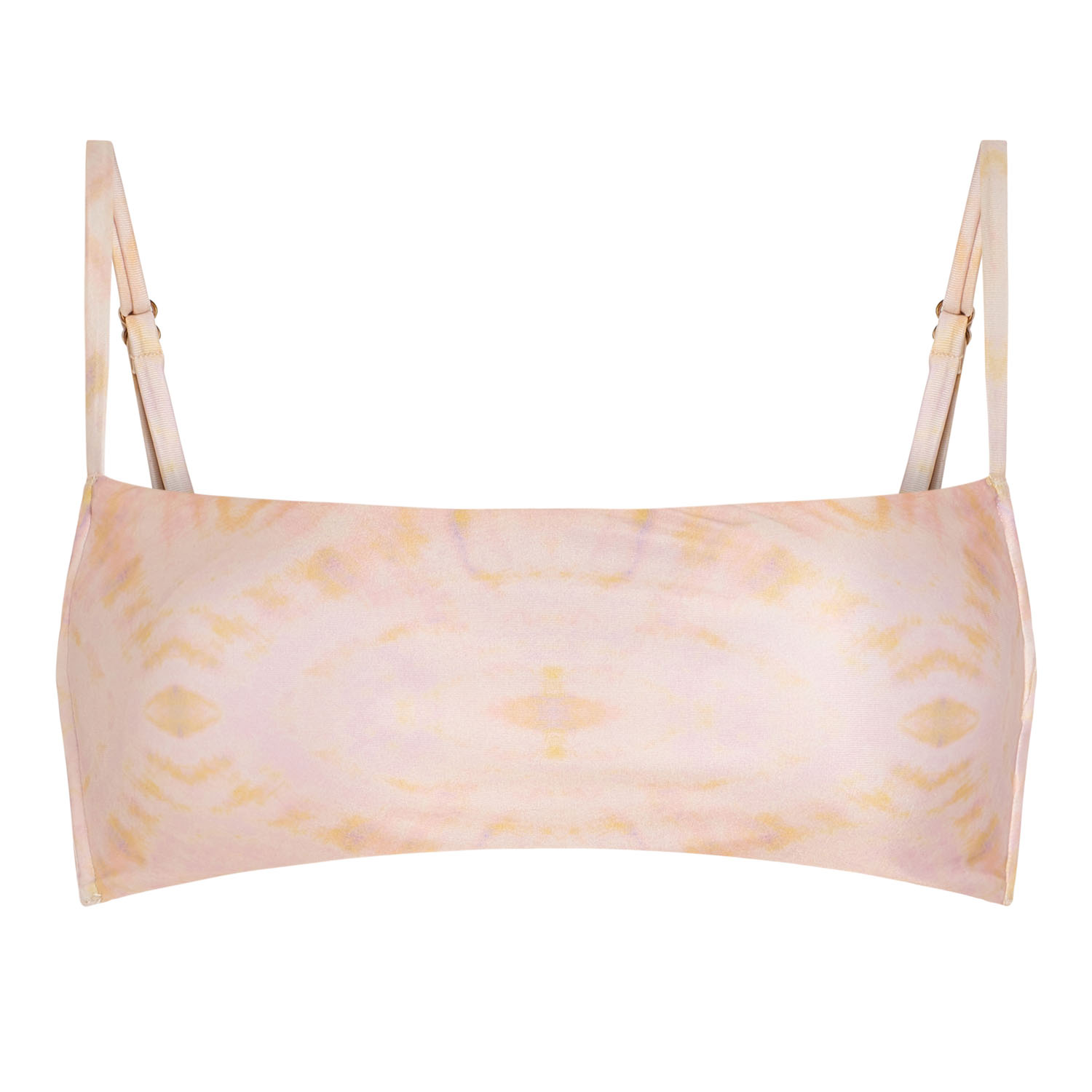 Marlei Women's Pink / Yellow Nalani Bikini Top In Multi
