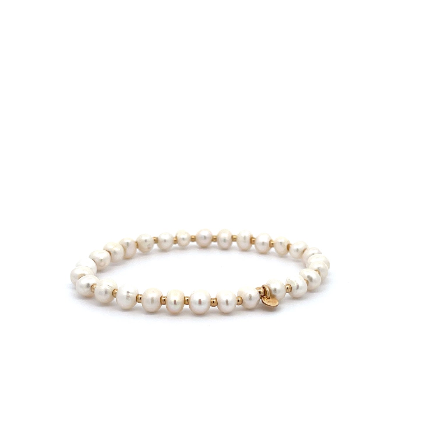 Women’s White "Skye" Pearl Bracelet Gosia Orlowska