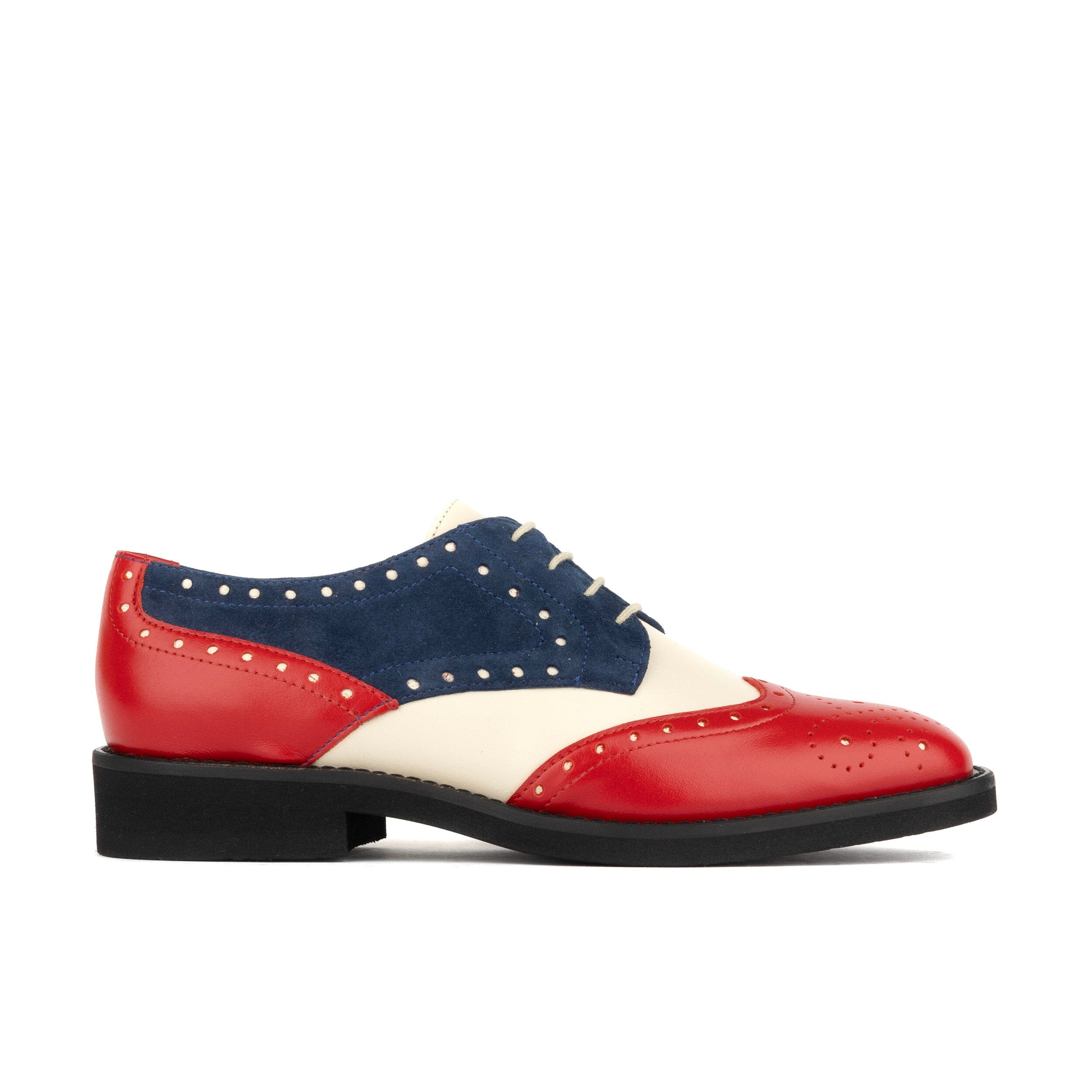Embassy London Usa Women's Blue / White / Red Eton - Red & Blue & Cream In Blue/white/red