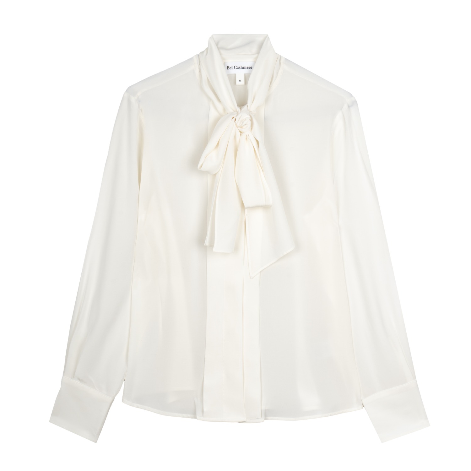Bel Cashmere Women's White Carmen Ecru Blouse In White