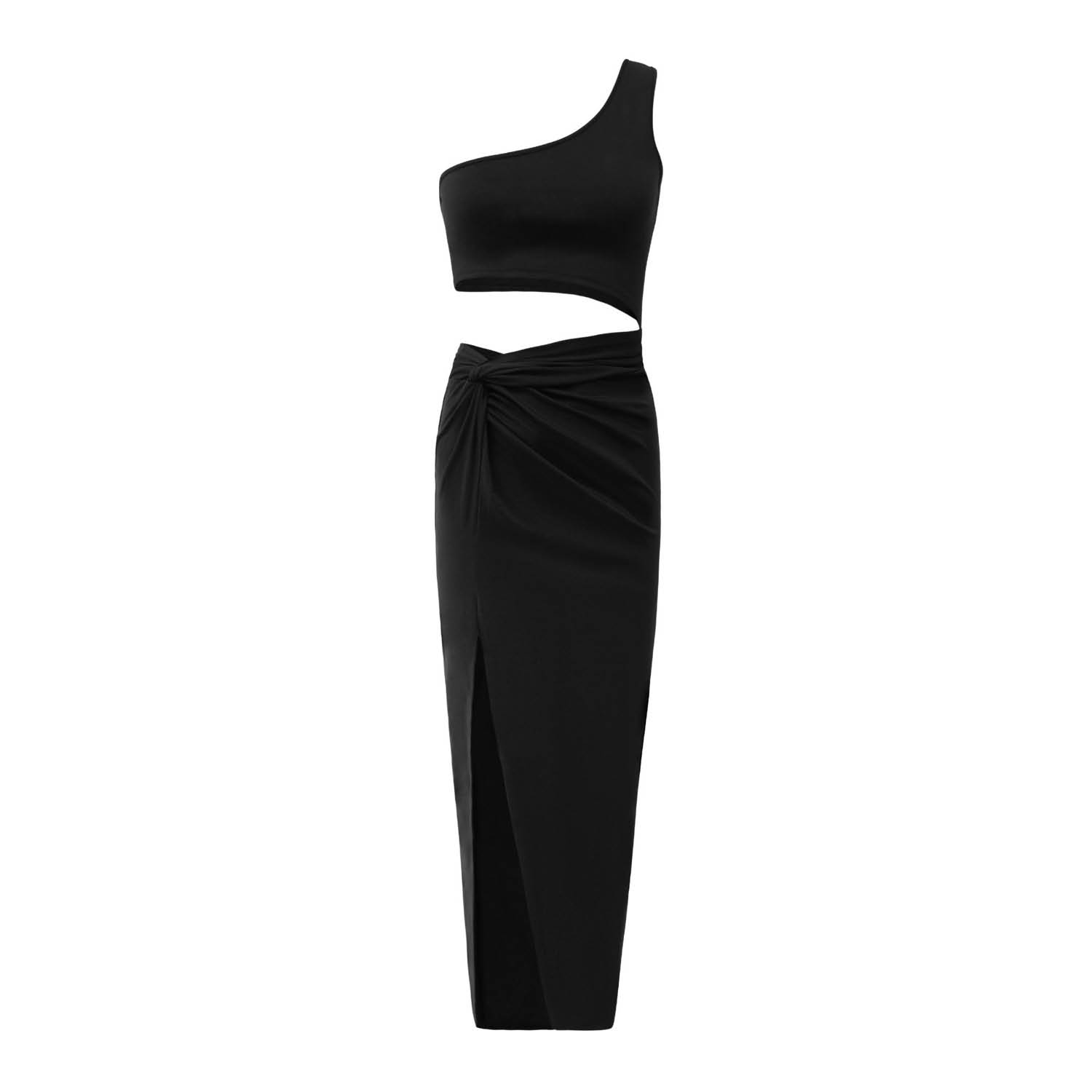 Ow Collection Women's Isabella Black Midi Dress