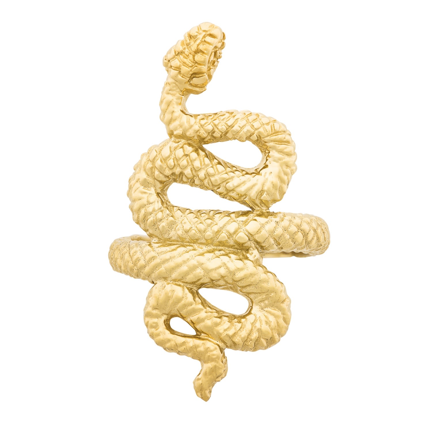 Zoe And Morgan Women's Kundalini Snake Ring Gold