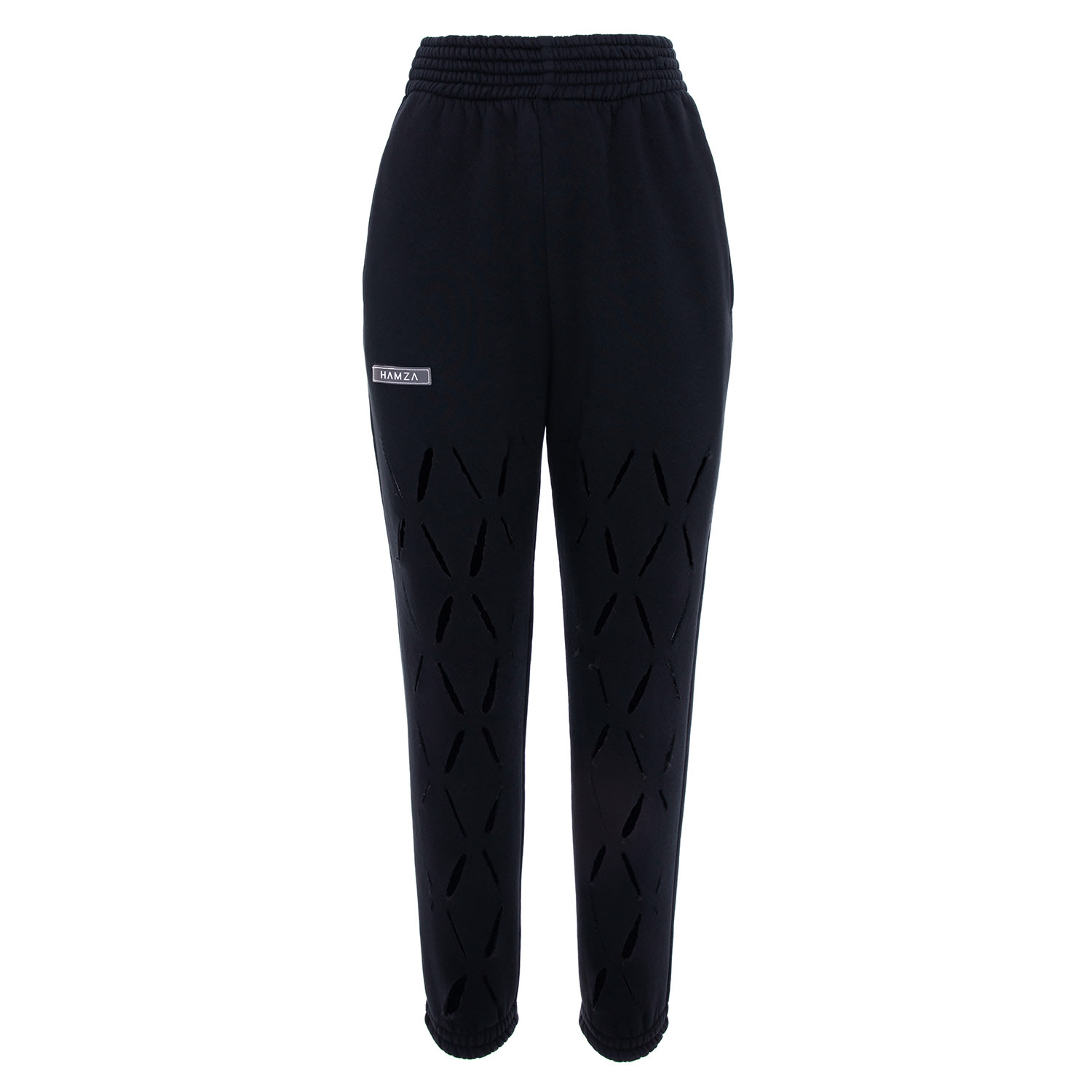 Krystal High Waist Women’s Black Pants Small Hamza