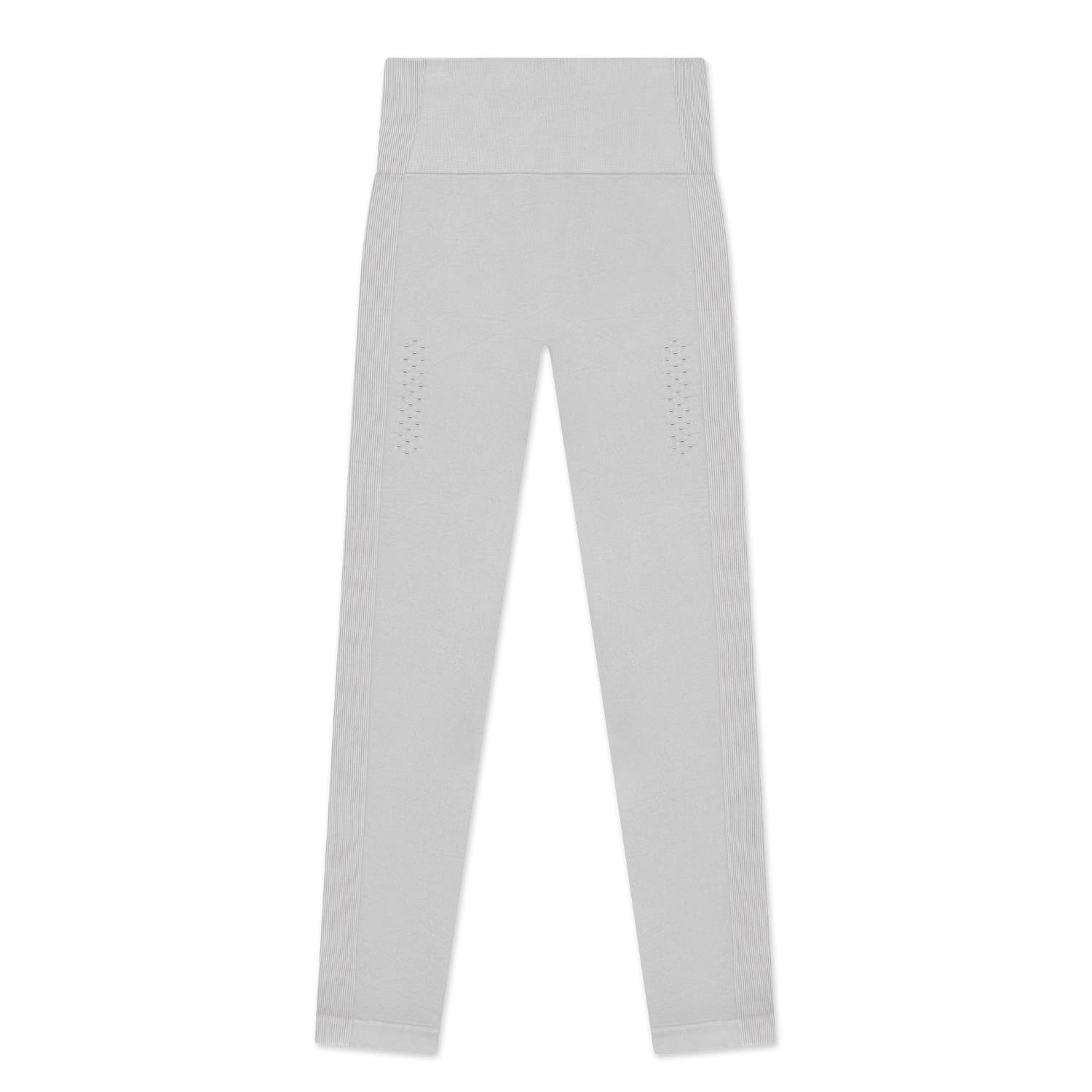Jilla Active Women's Aquarius Recycled Cropped Leggings - Cloud Grey Wash In Grey