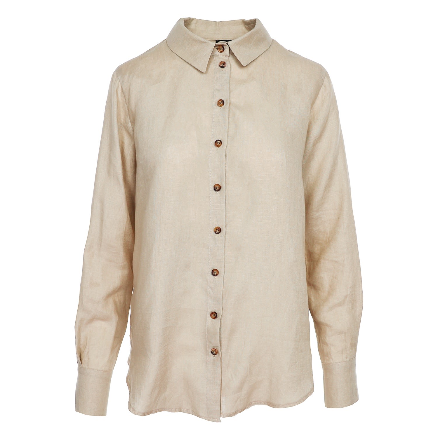 Framboise Women's Neutrals Orleane Linnen Shirt In Beige