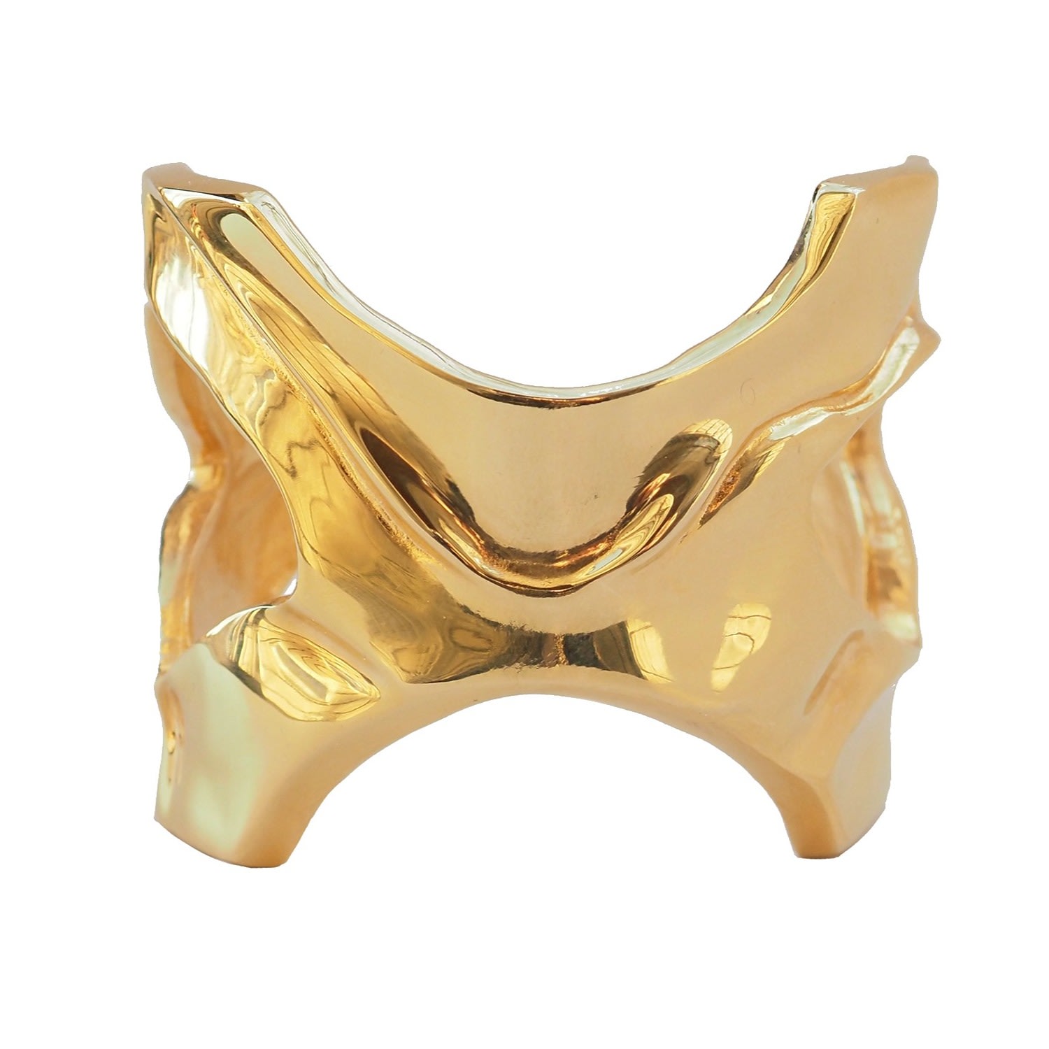 Nicole Amato Women's Fortitude Open Cuff Bracelet- Gold In Gold