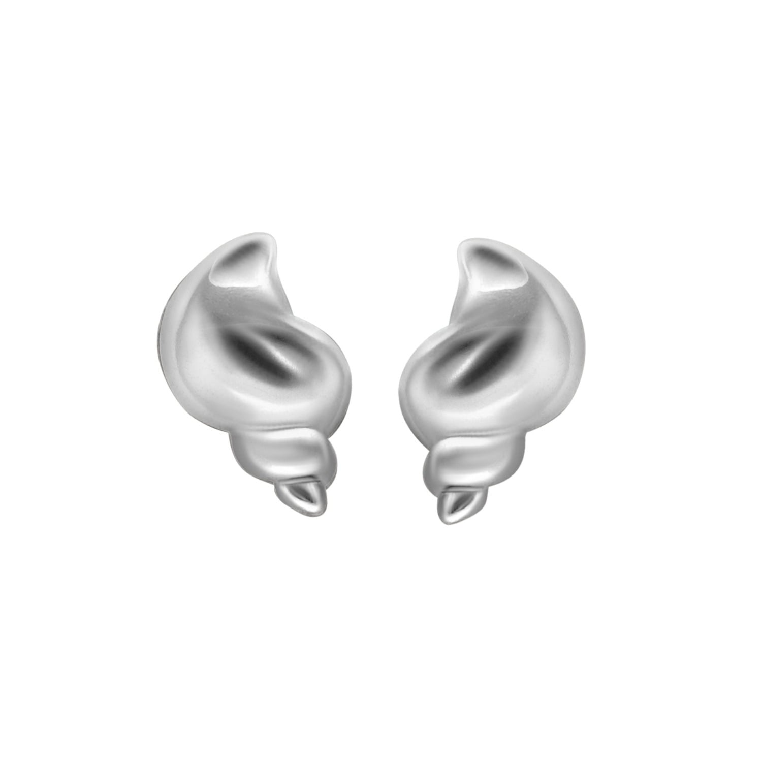 Glasstyk I/s Women's Silver Cunch Earrings Steel