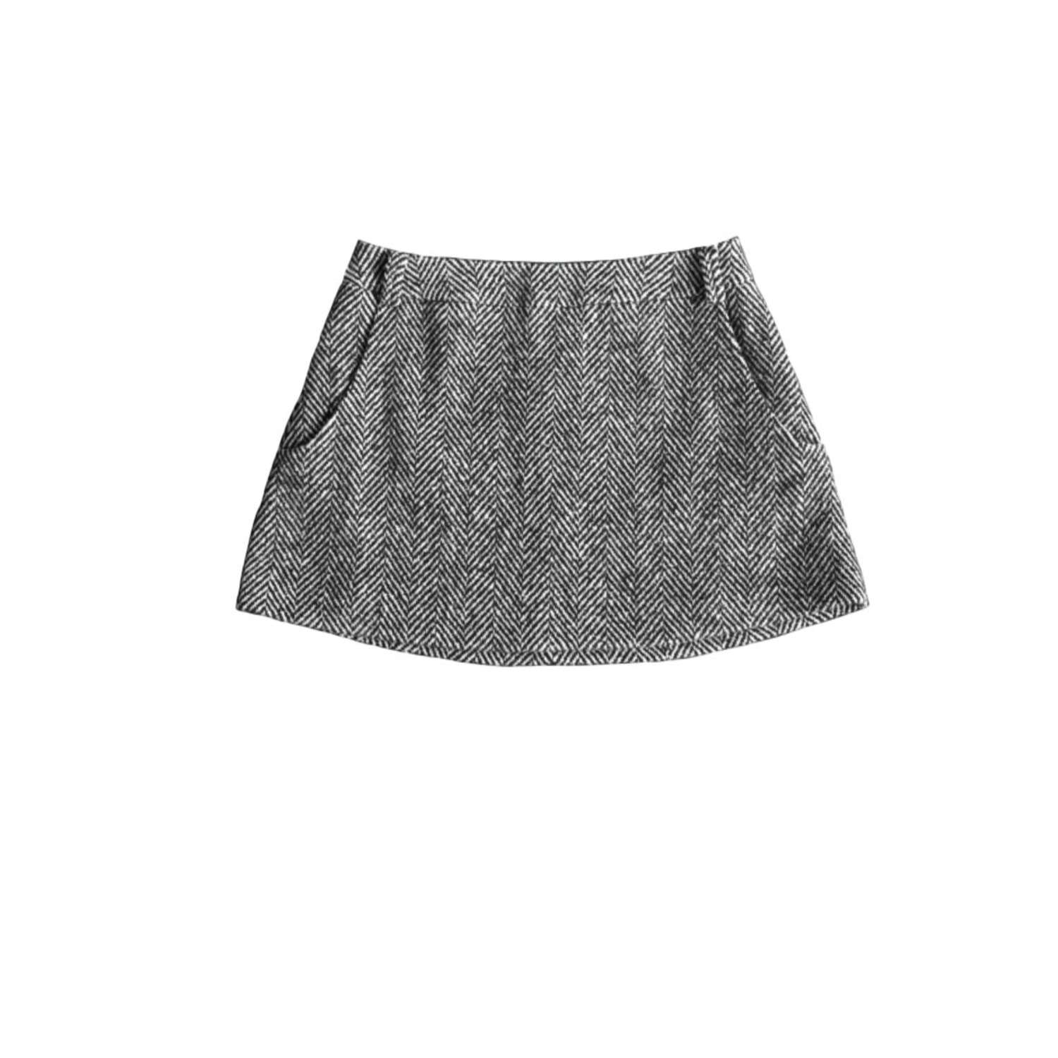 Serife Philomène Women's Black / White The Minik Skirt