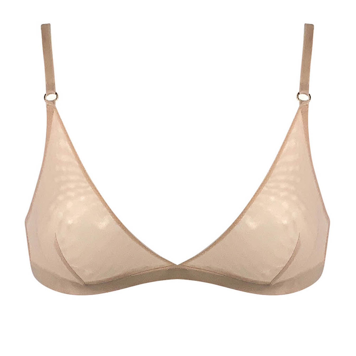 Women’s Neutrals I. d. Line Soft Triangle Bralette - Soft Sand Extra Small Nokaya