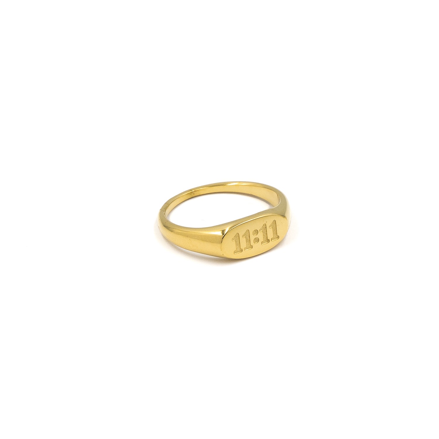 Superdivajewellery Women's Gold Initial Make A Wish Ring In Gold