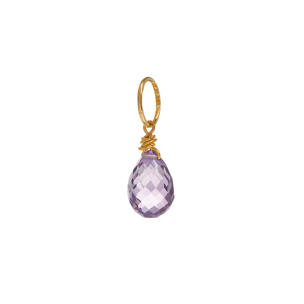 Freya Rose Women's Gold / Pink / Purple Amethyst Charm