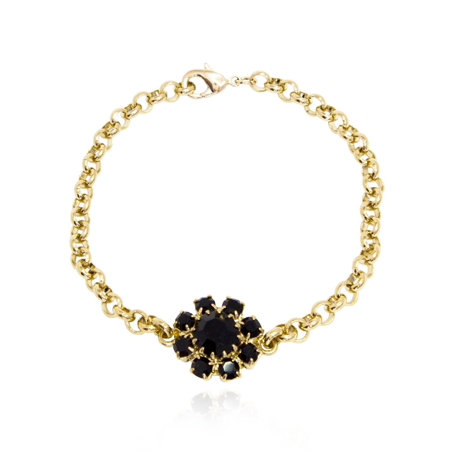 Rosaspina Firenze Women's Florentine Garden Black Bracelet In Black