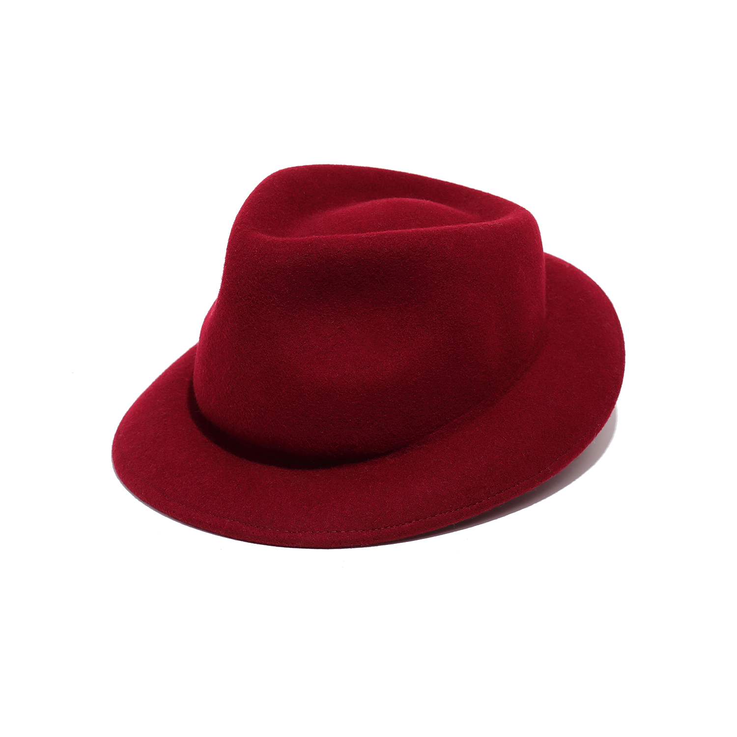 Women's Stylish Dark Red Felt Hat Justine | Small | Justine Hats