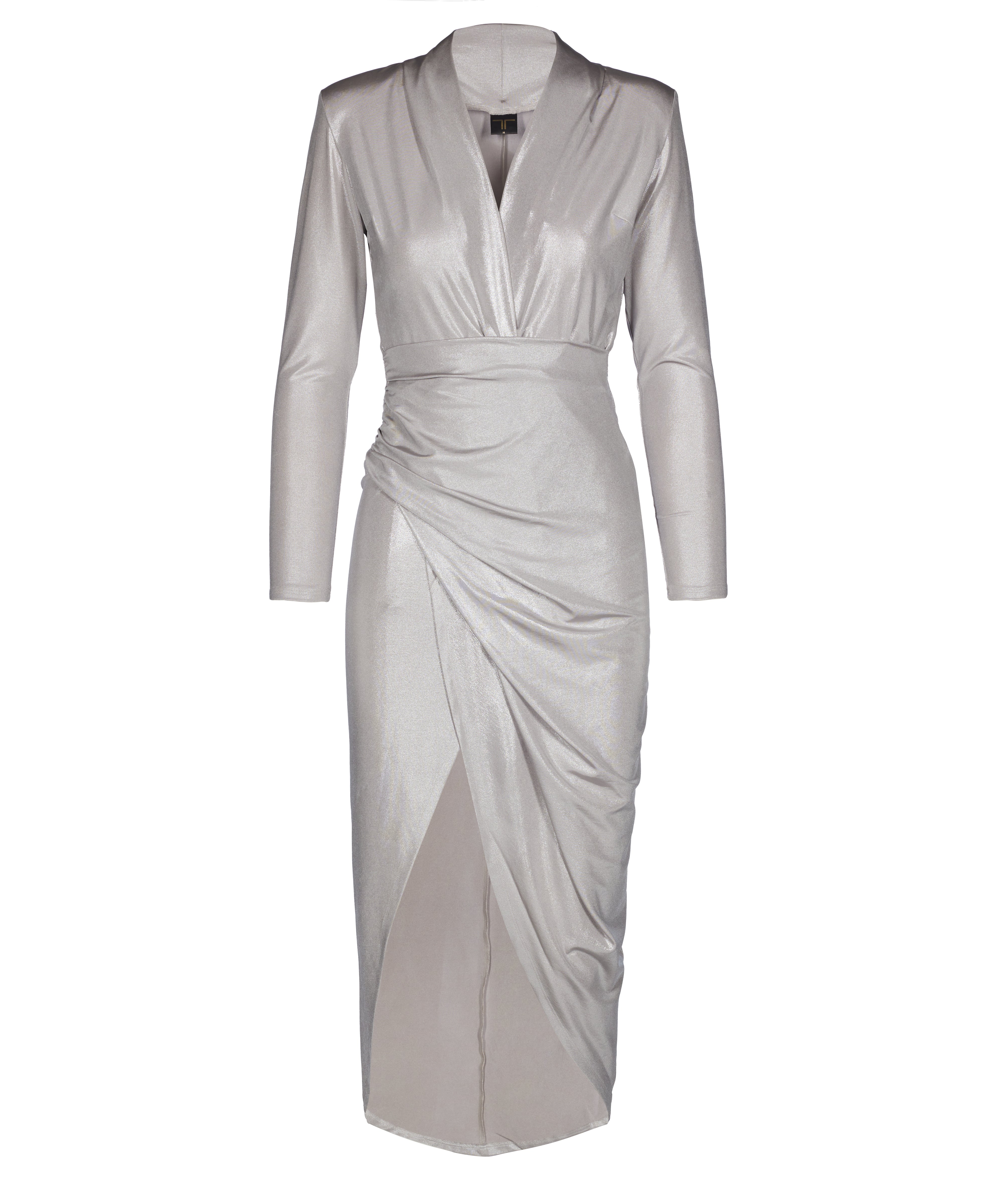 Tessitura Women's The Silver Dress In Metallic