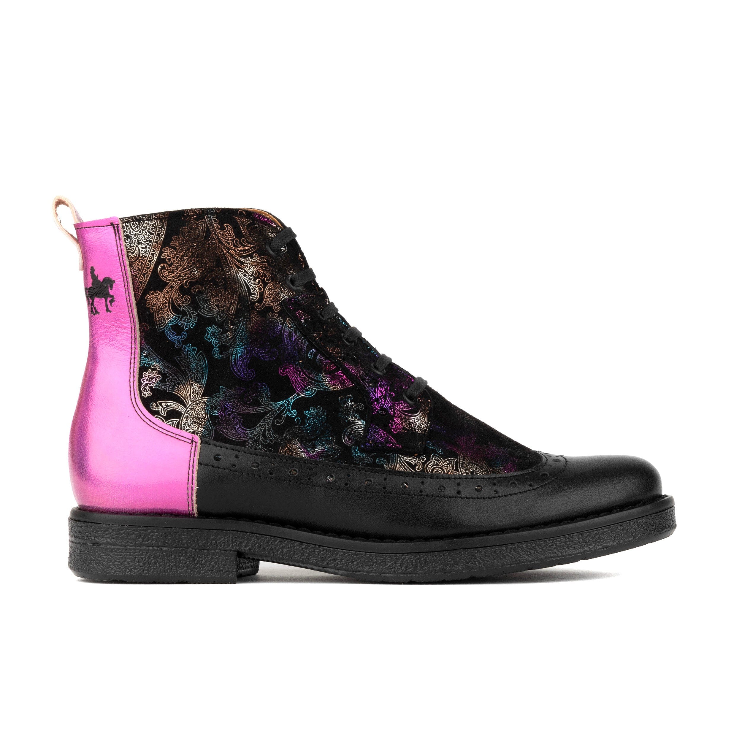 Embassy London Usa Women's Black / Pink Hatter - Dark Winter Foil & Pink In Multi
