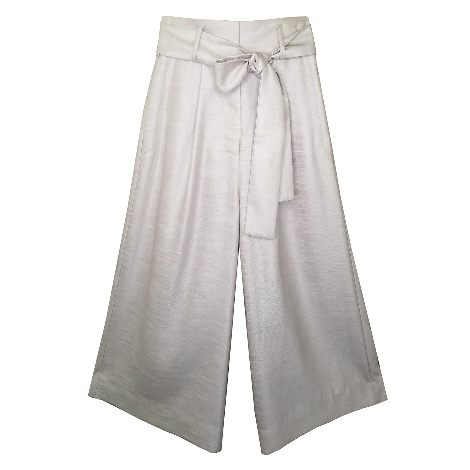 Emma Wallace Women's Nala Cropped Trouser - Silver In Silver