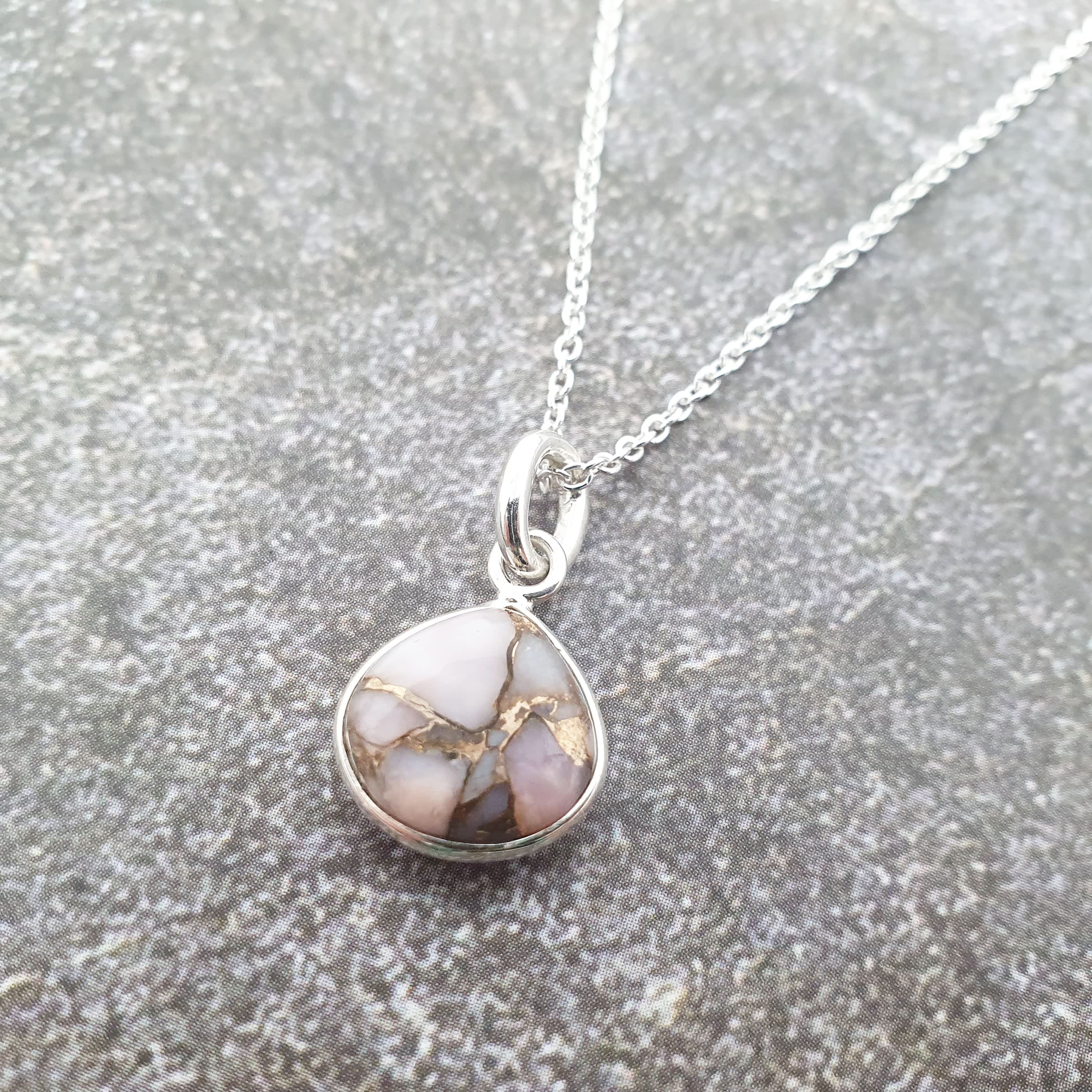 Opal birthstone necklace online