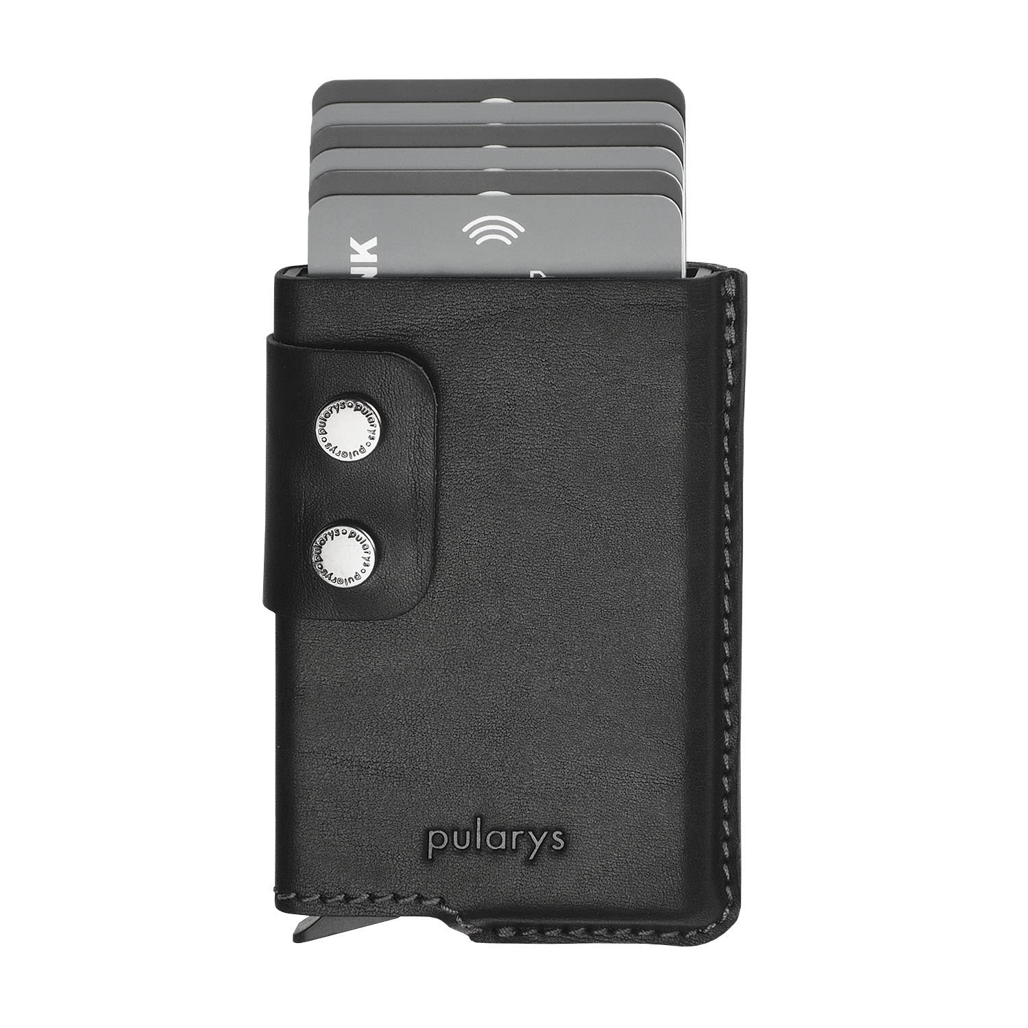 Men’s Pularys Rfid Wallet - Funky Insider Line Style In Black Colour