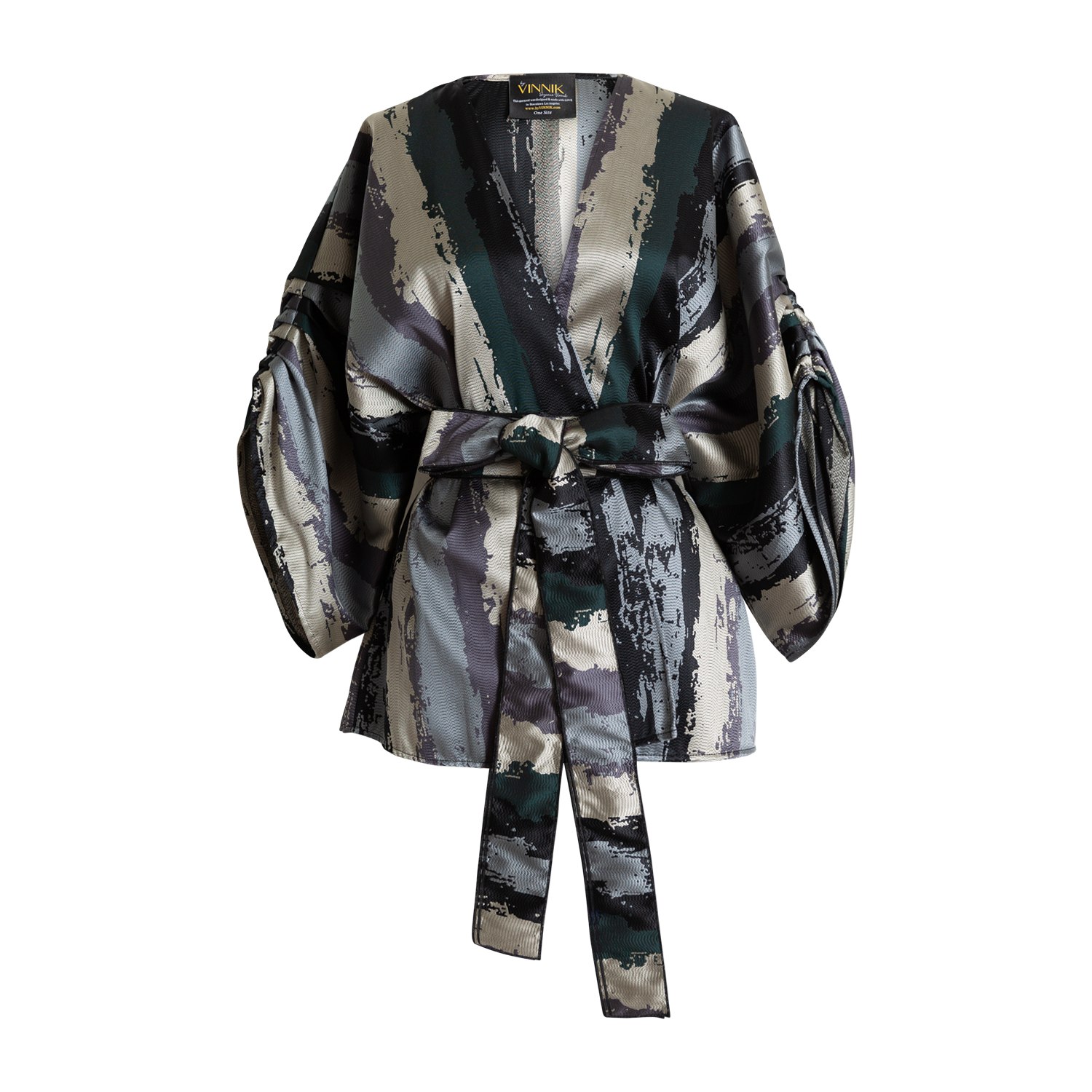 Women’s Neutrals / Green / Grey Theater Jacket- Wind One Size Byvinnik