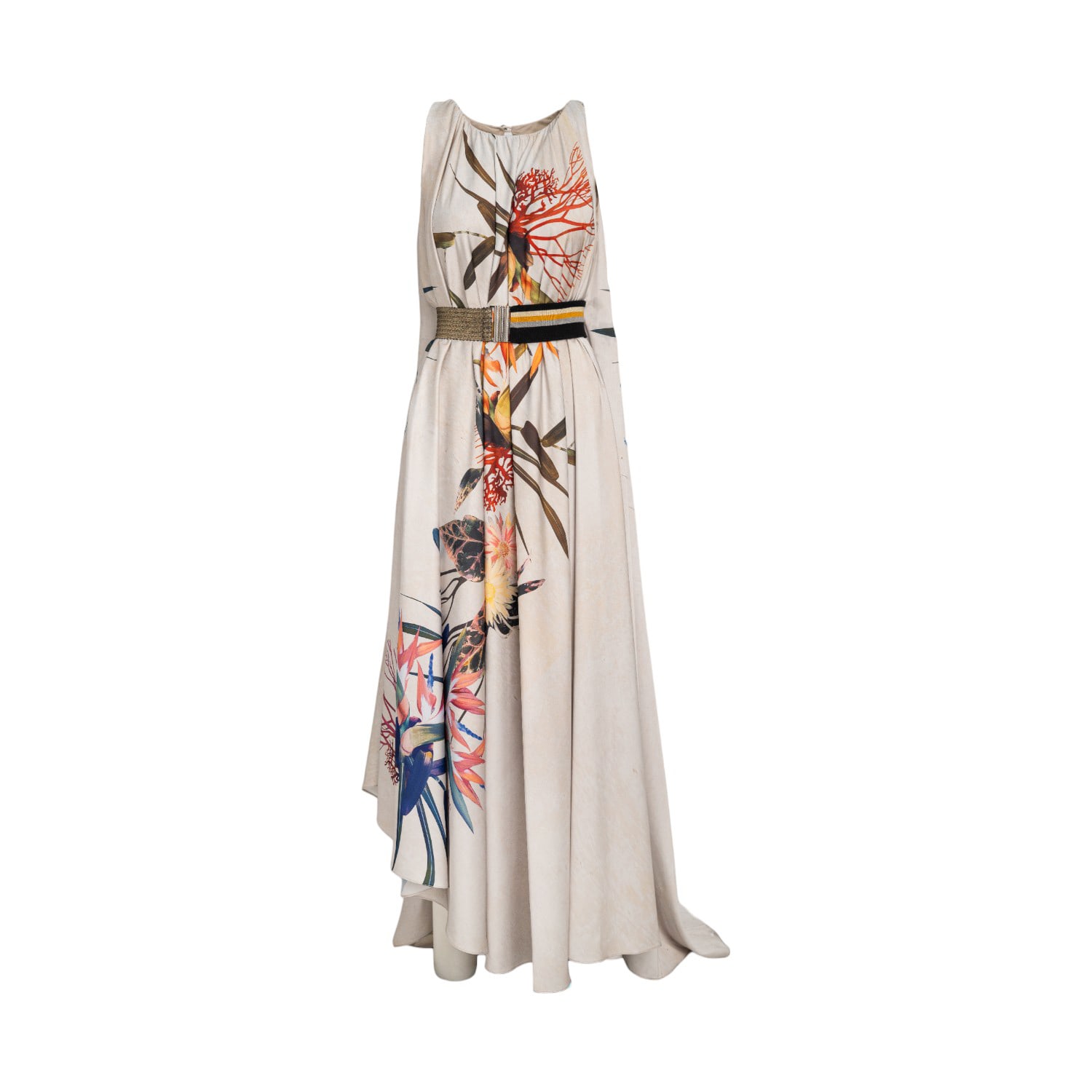 Artista Women's White Star Maxi Dress In White