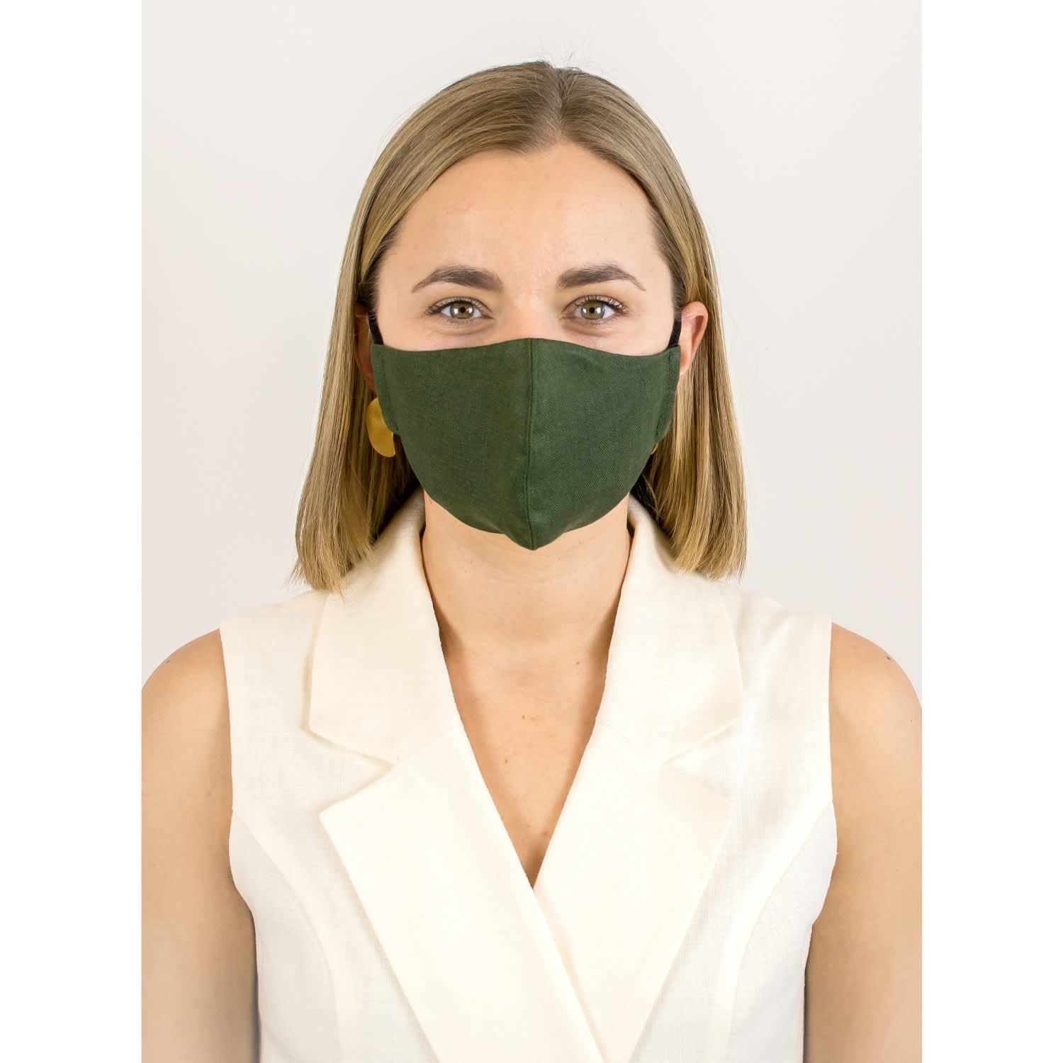 green face mask