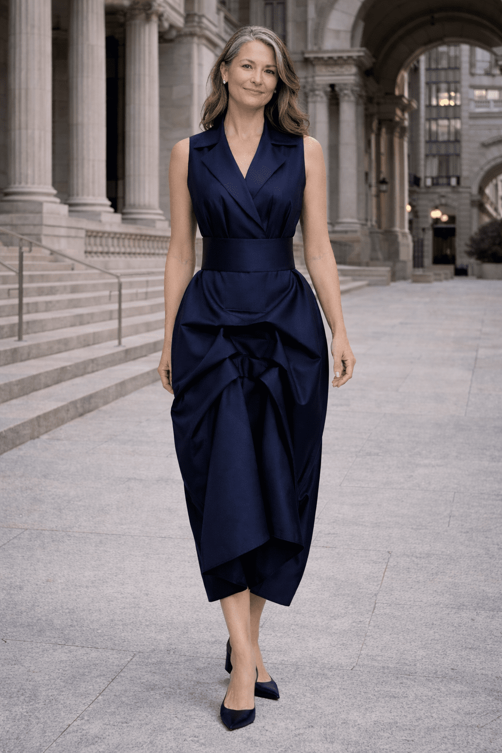 cocktail tuxedo dress The A blazer dress featuring Women's Cute Christmas Sweater Colour:Dusty Blue tuxedo dress non binary women cotton linen maxi dresses summer spring