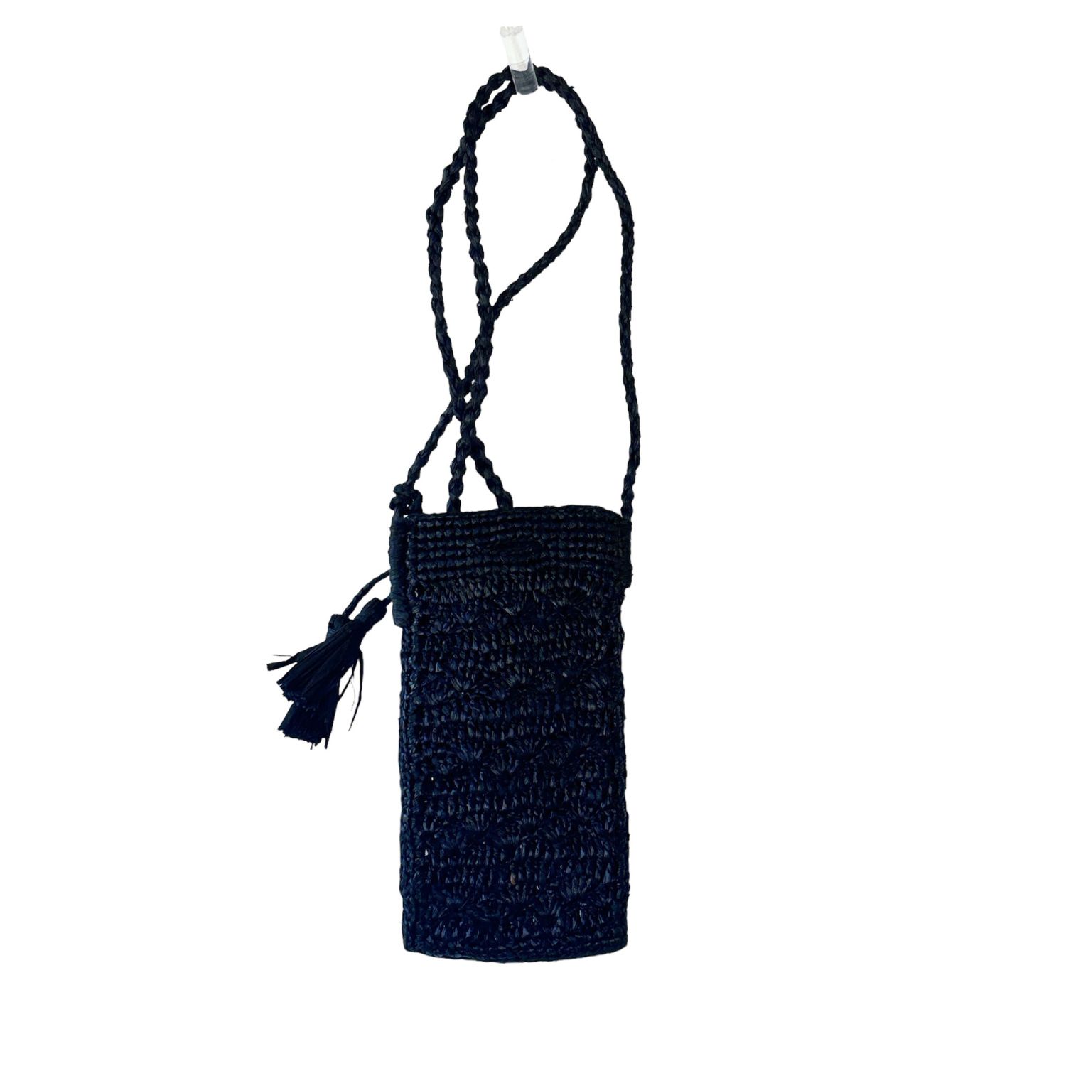 Zanatany Concepts Women's Poushy Phone Pouch- Black In Black