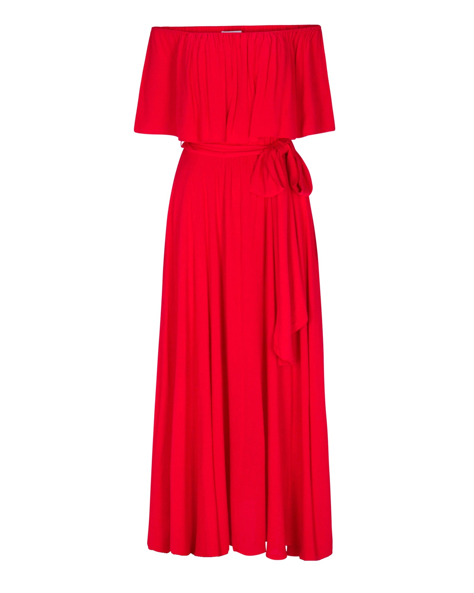 Women’s Red Morning Glory Maxi Dress - Cherry Large Meghan Fabulous