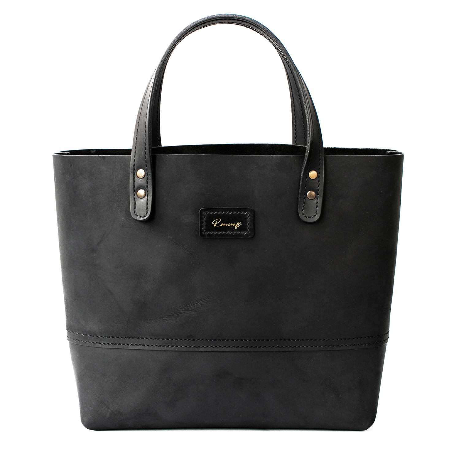 Roarcraft Women's Leather Tote Bag - Black