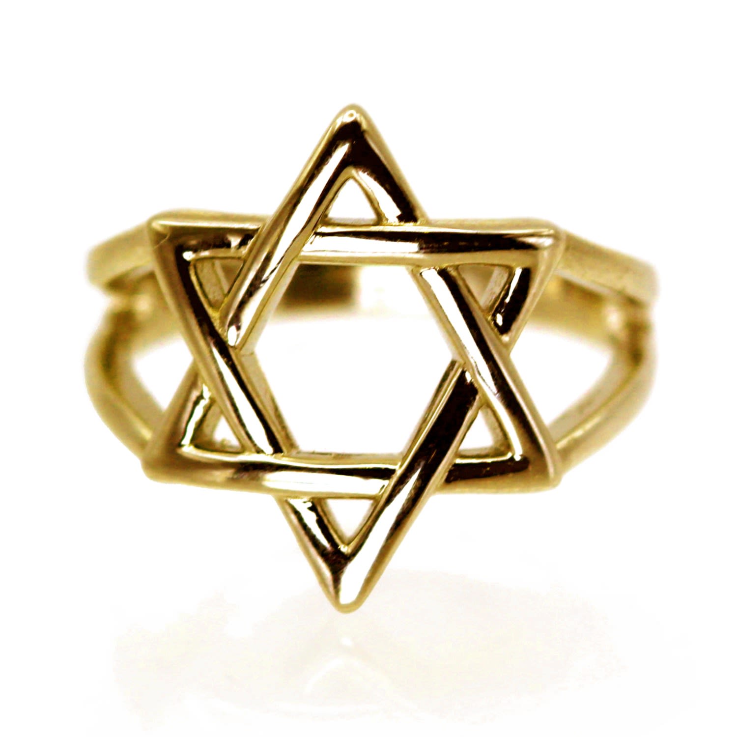 Vicstonenyc Fine Jewelry Women's Yellow Gold Six-pointed Star Ring In Yellow