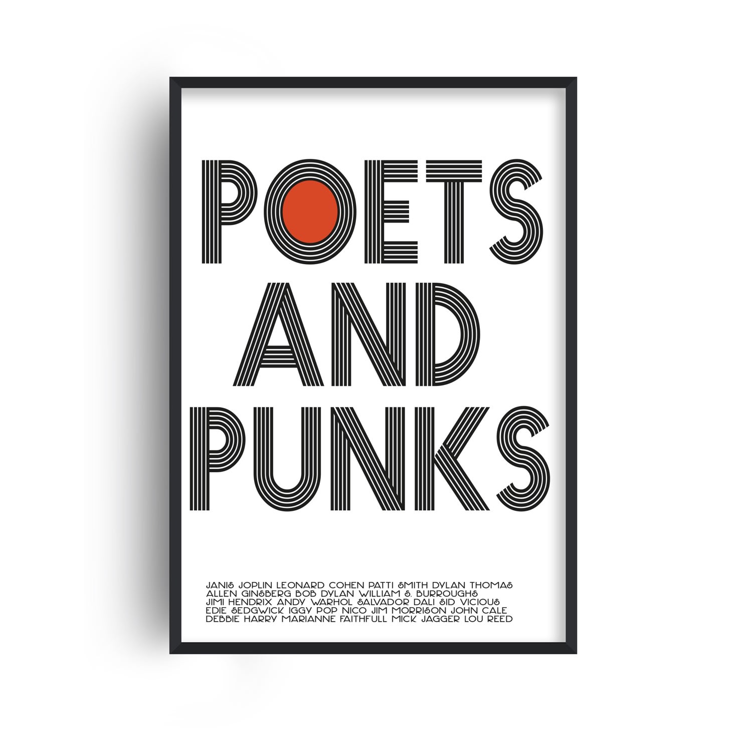 Poets & Punks Gicle Art Print A2 420 X 594Mm Fanclub