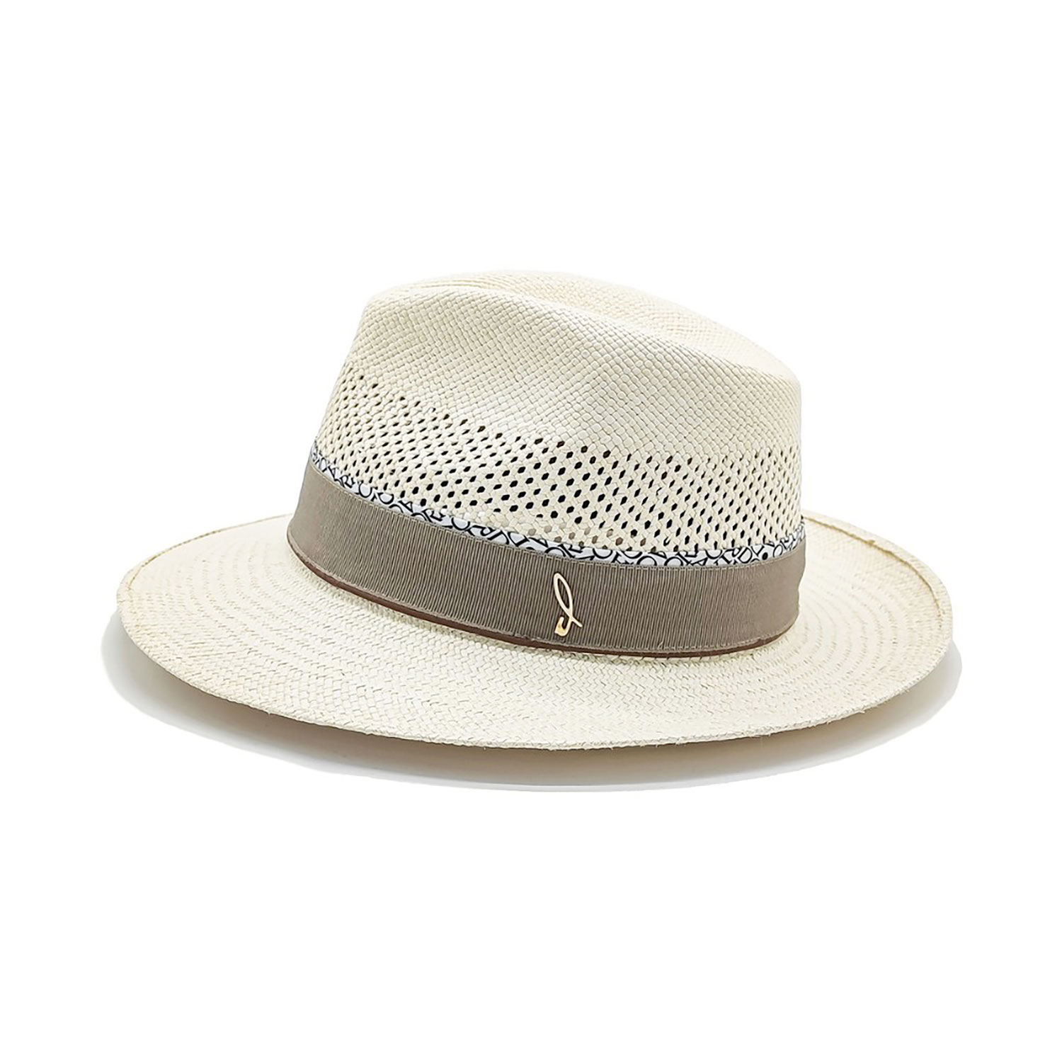 Doria 1905 Men's Caleb Panama Hat - White In White