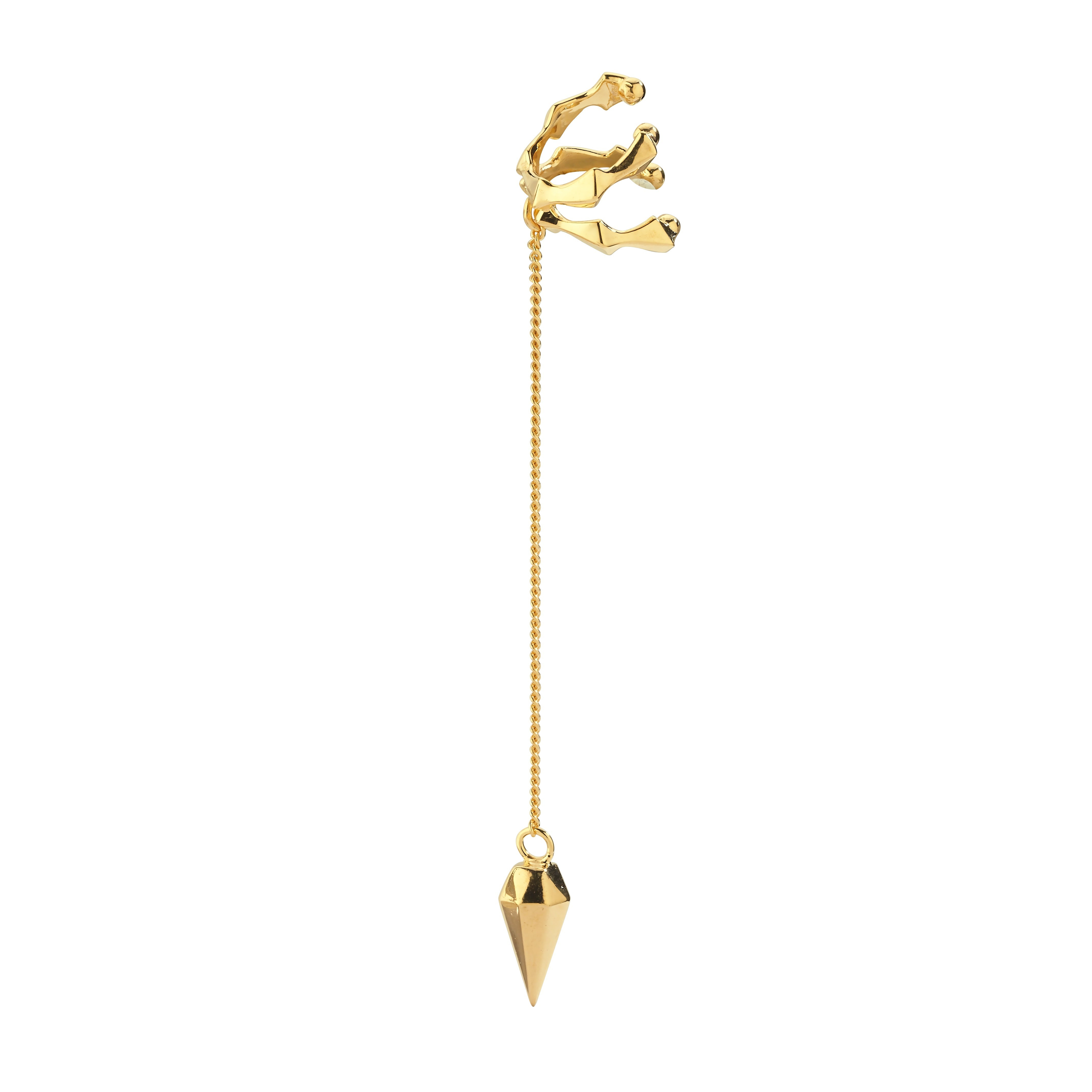 Mishka Women's Tricky Ear Cuff Gold In Gold