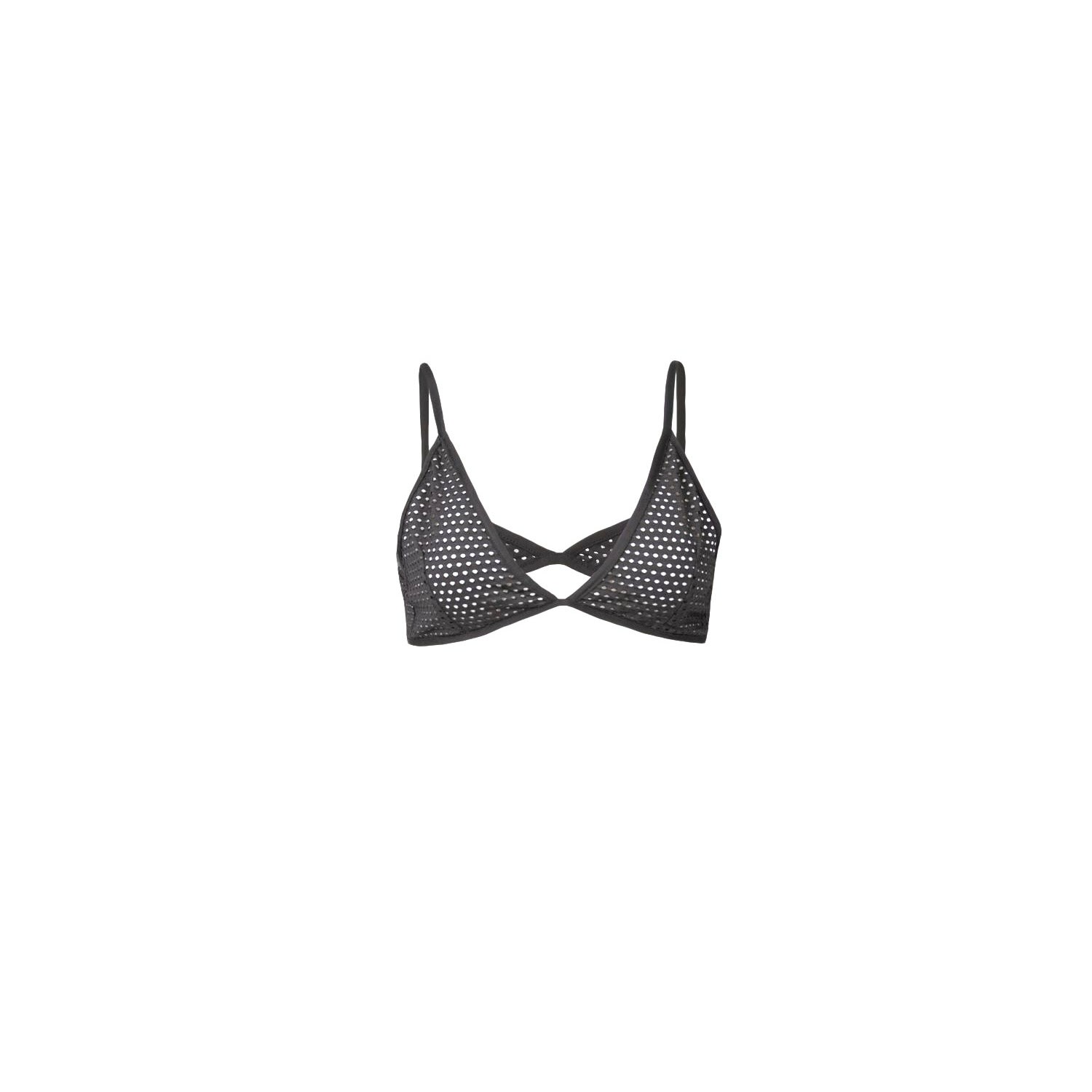 Women’s Black Stretch And Vitality Net Bra-Top Small Numbat