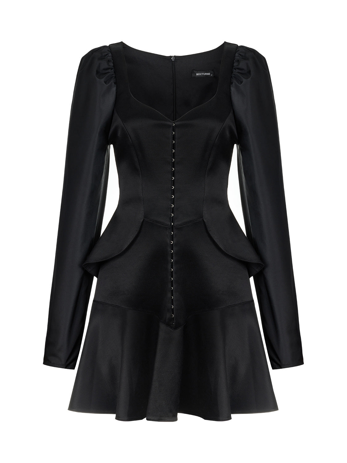 Nocturne Women's Black Mini Crepe Dress