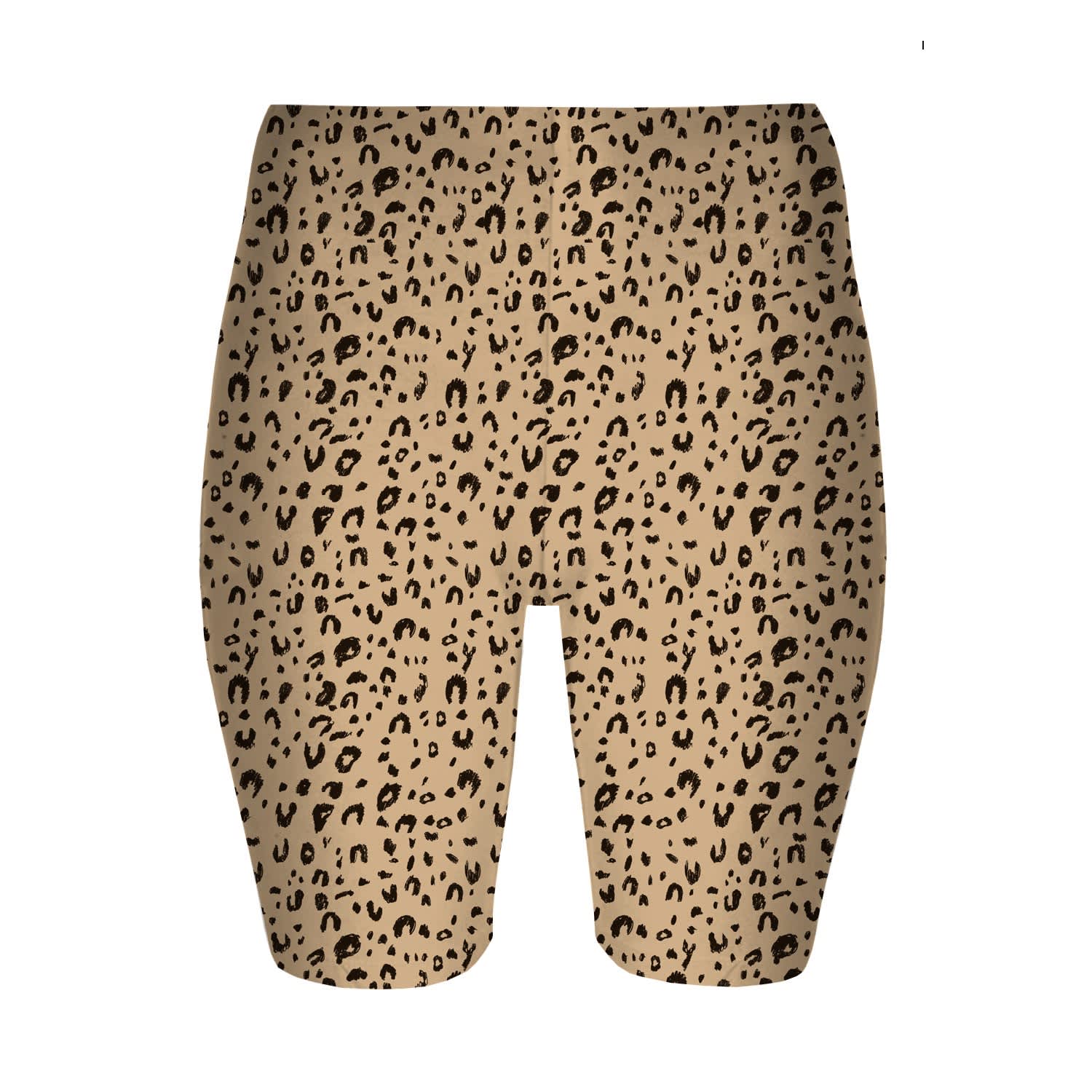 biker shorts animal print