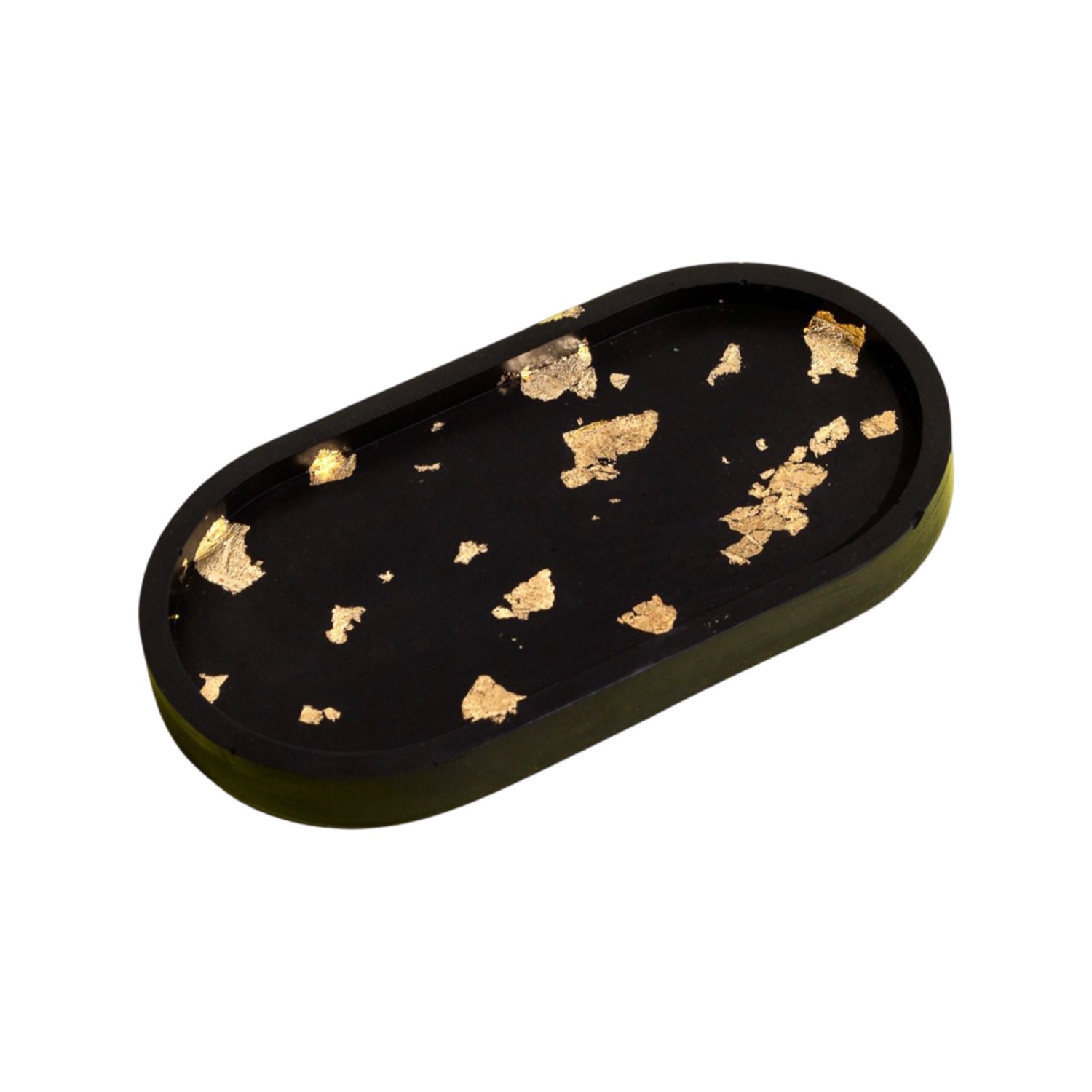 By Shax Black Panther Gold Flake Tray In Black