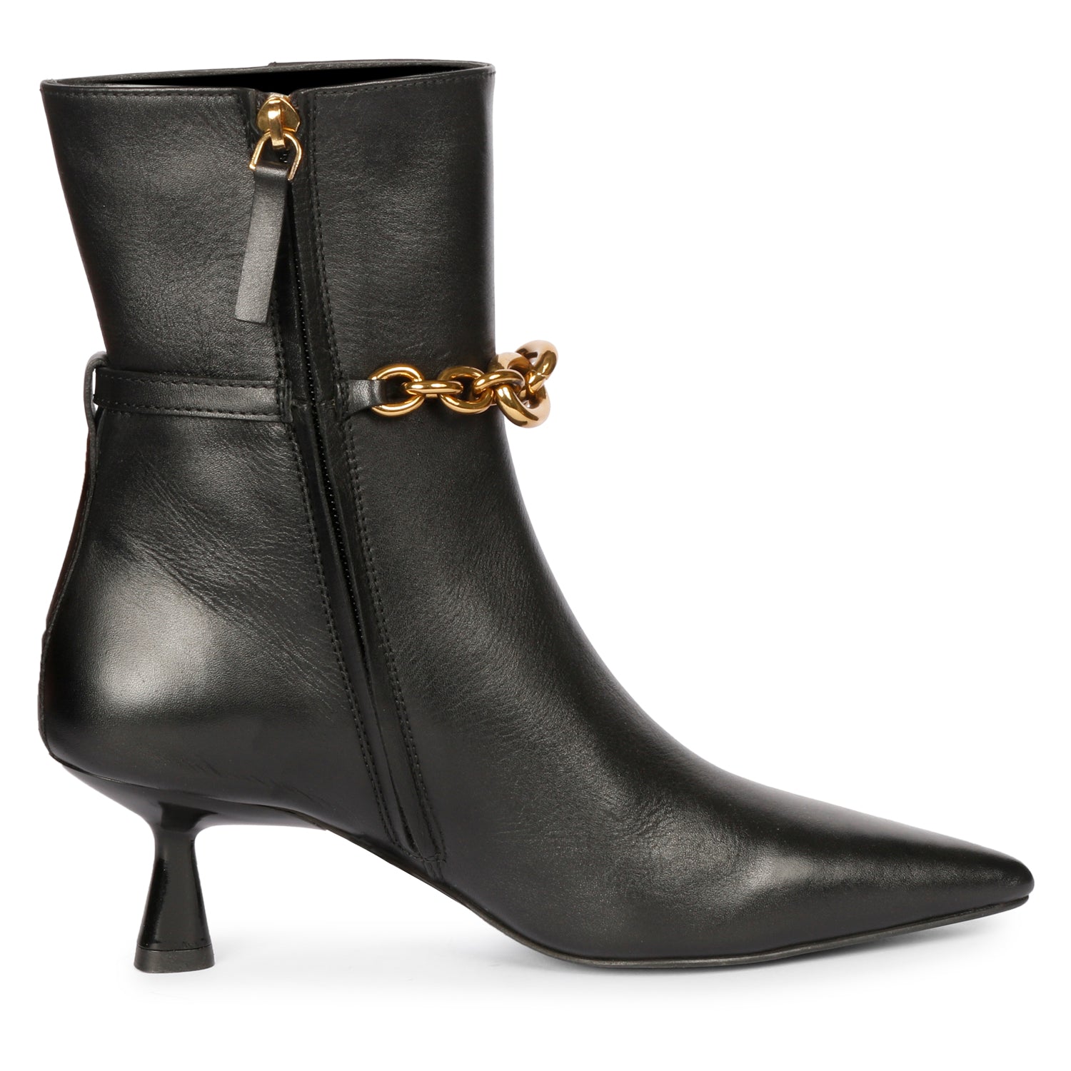 Saint G Peony Pointed Toe Bootie In Black