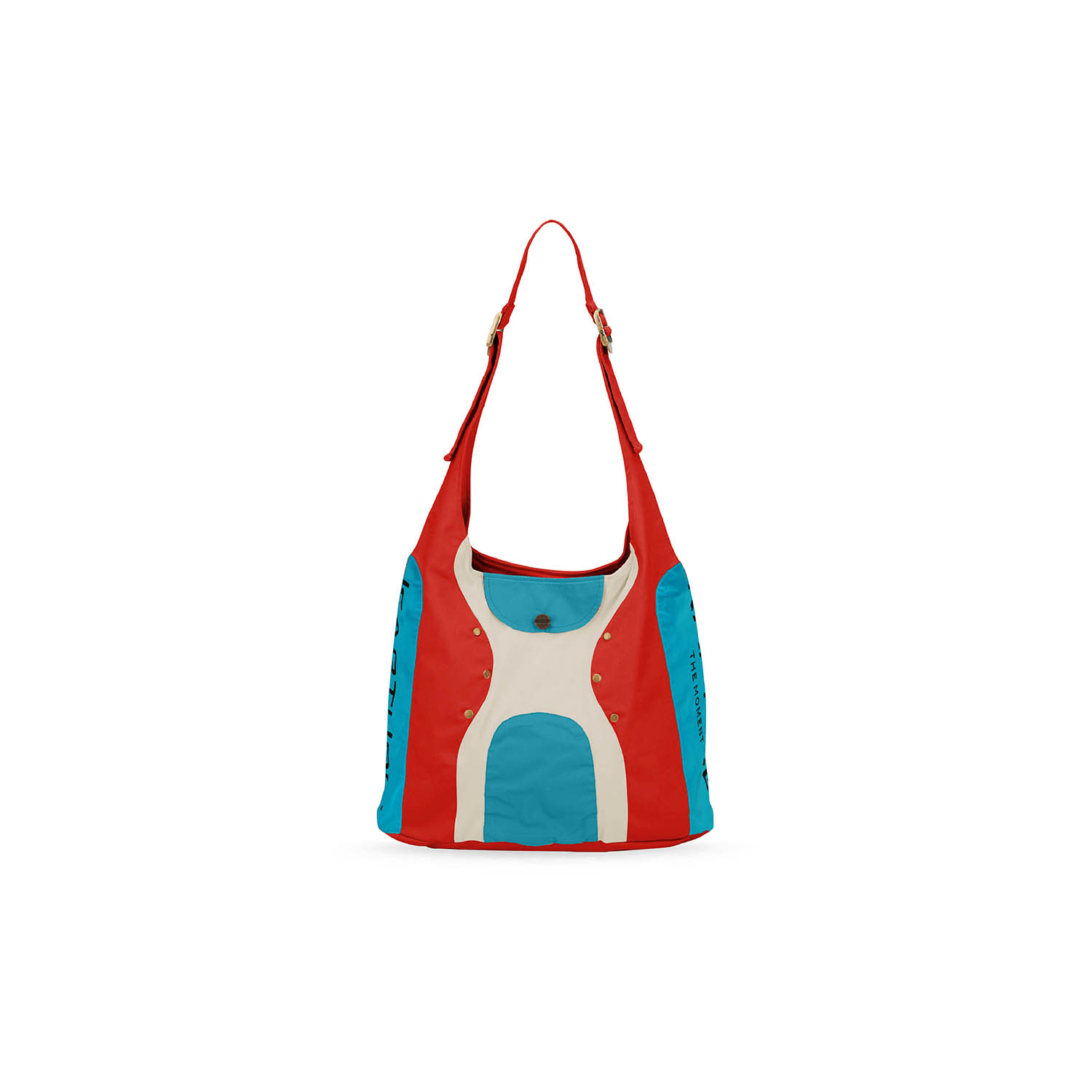 Women’s Blue / Red / Brown Sin Tote Bag - Red One Size Kapture