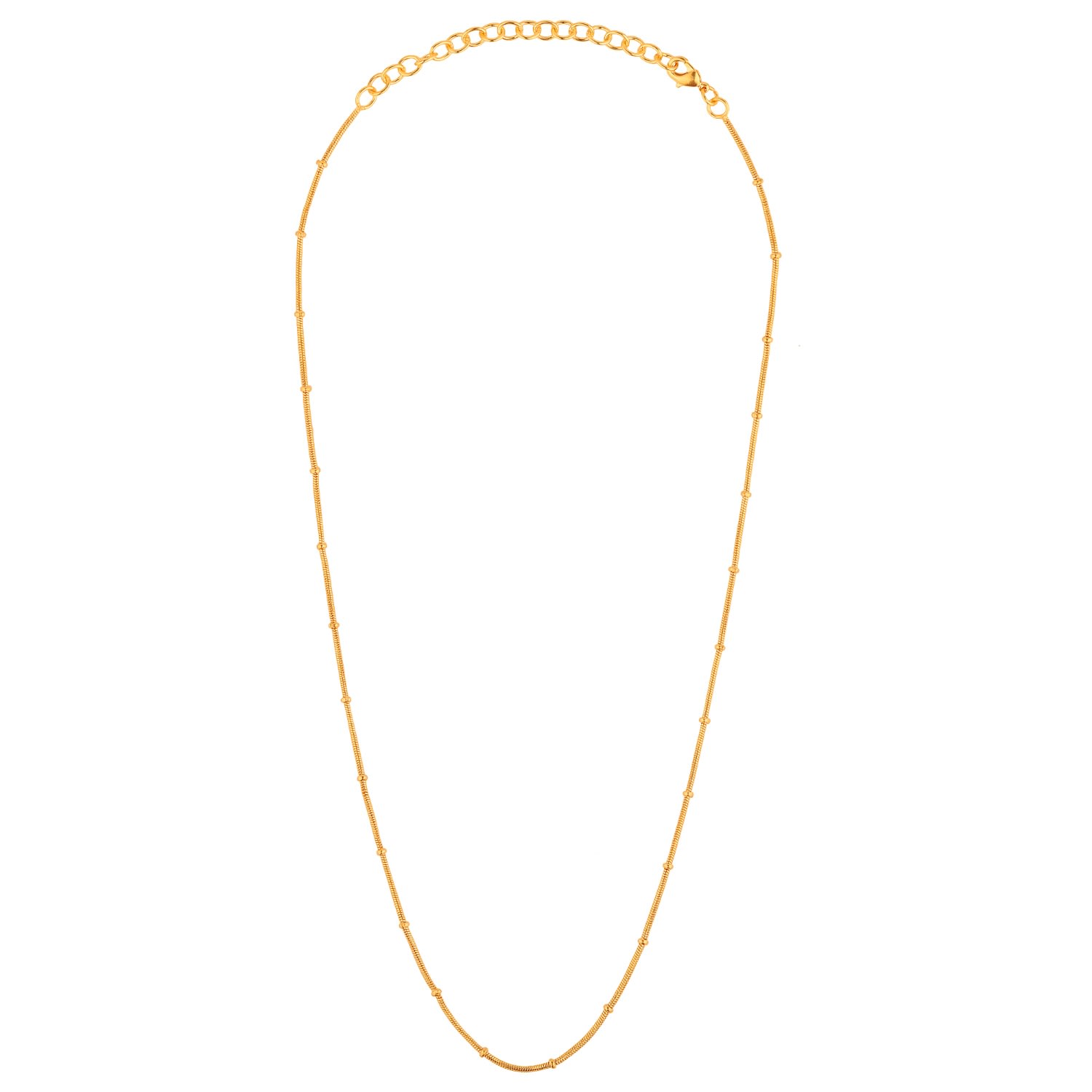 Gem Bazaar Jewellery Women's Dotty Gold Chain In Gold