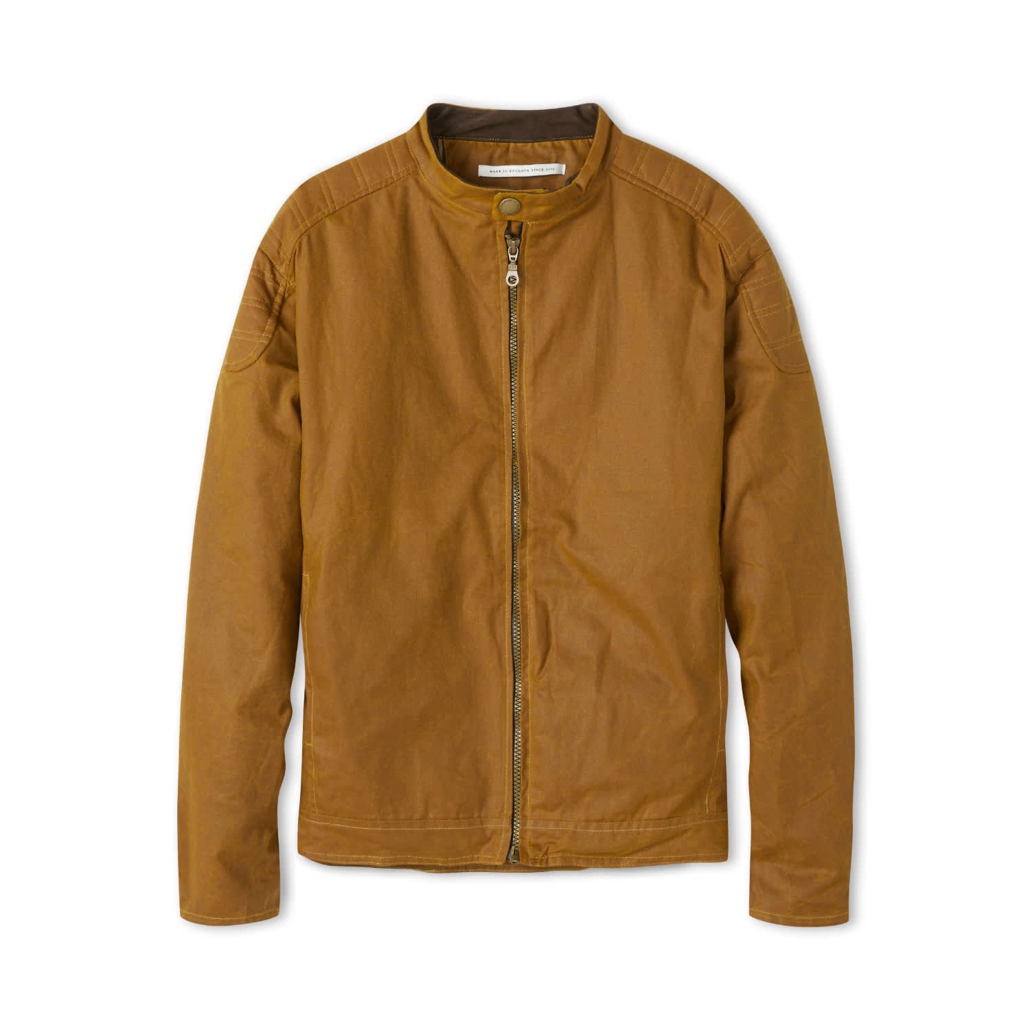 mustard wax jacket