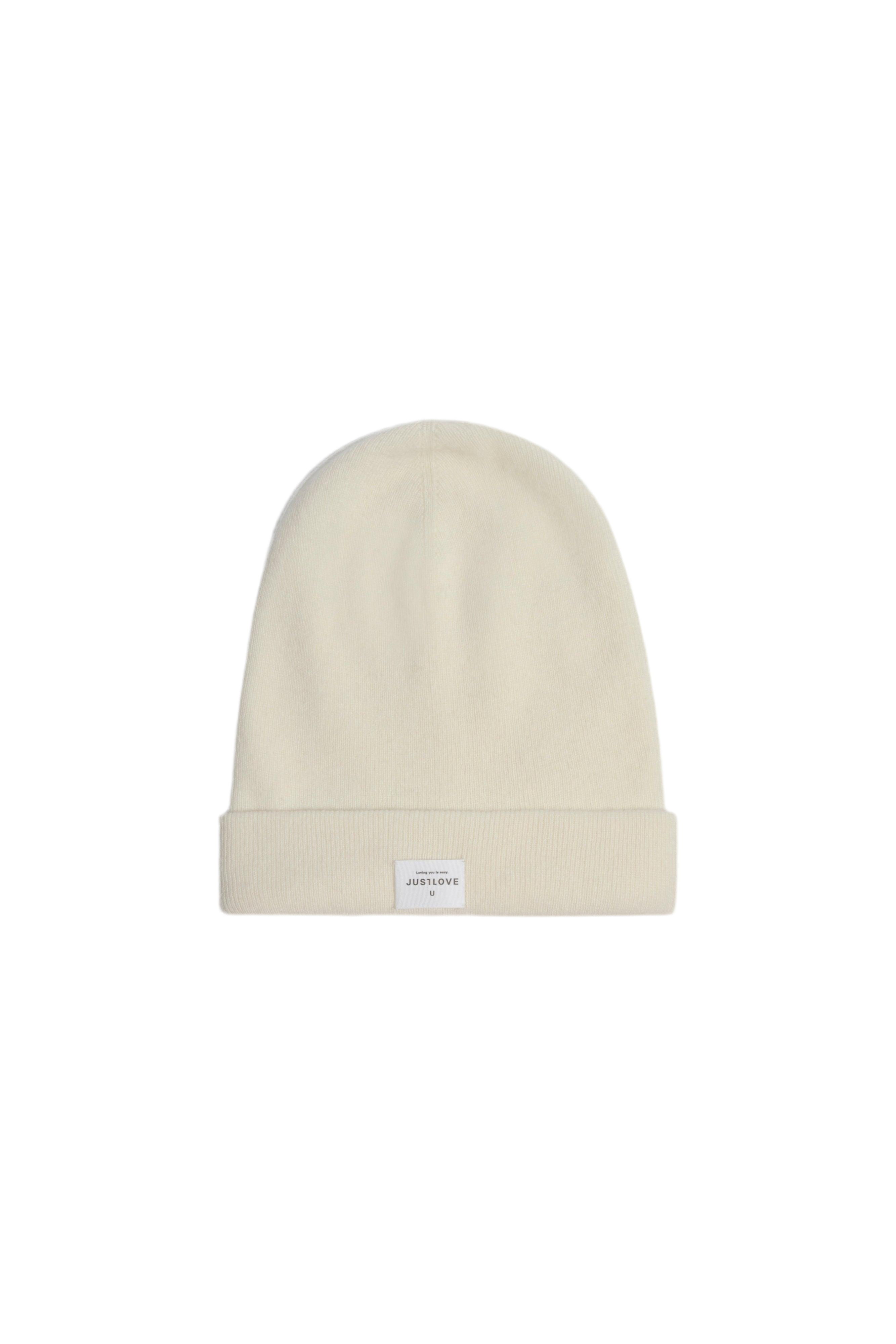 Justlove Women's Cashmere Hat Offwhite In White
