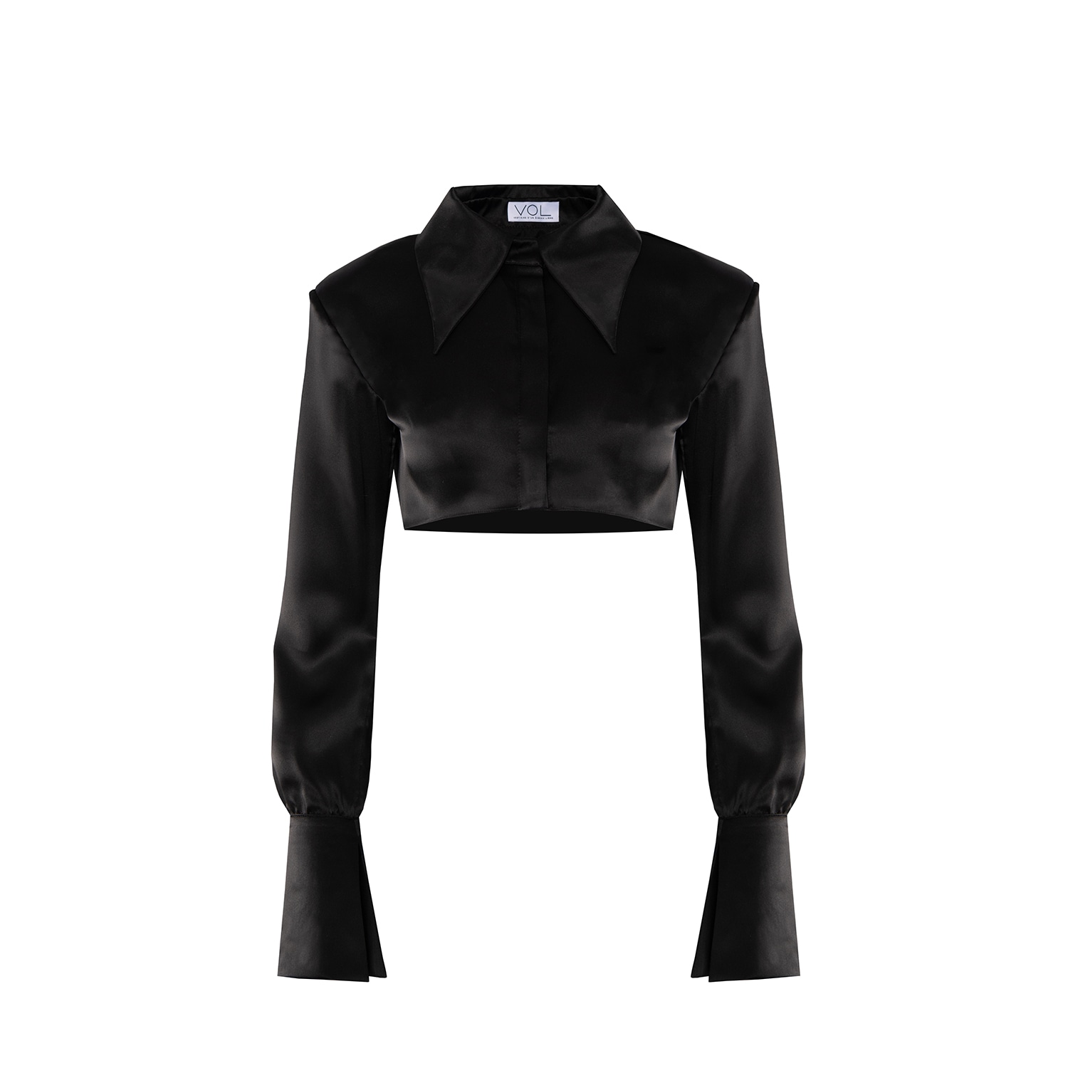 Vestiaire D'un Oiseau Libre Cropped Silk Shirt